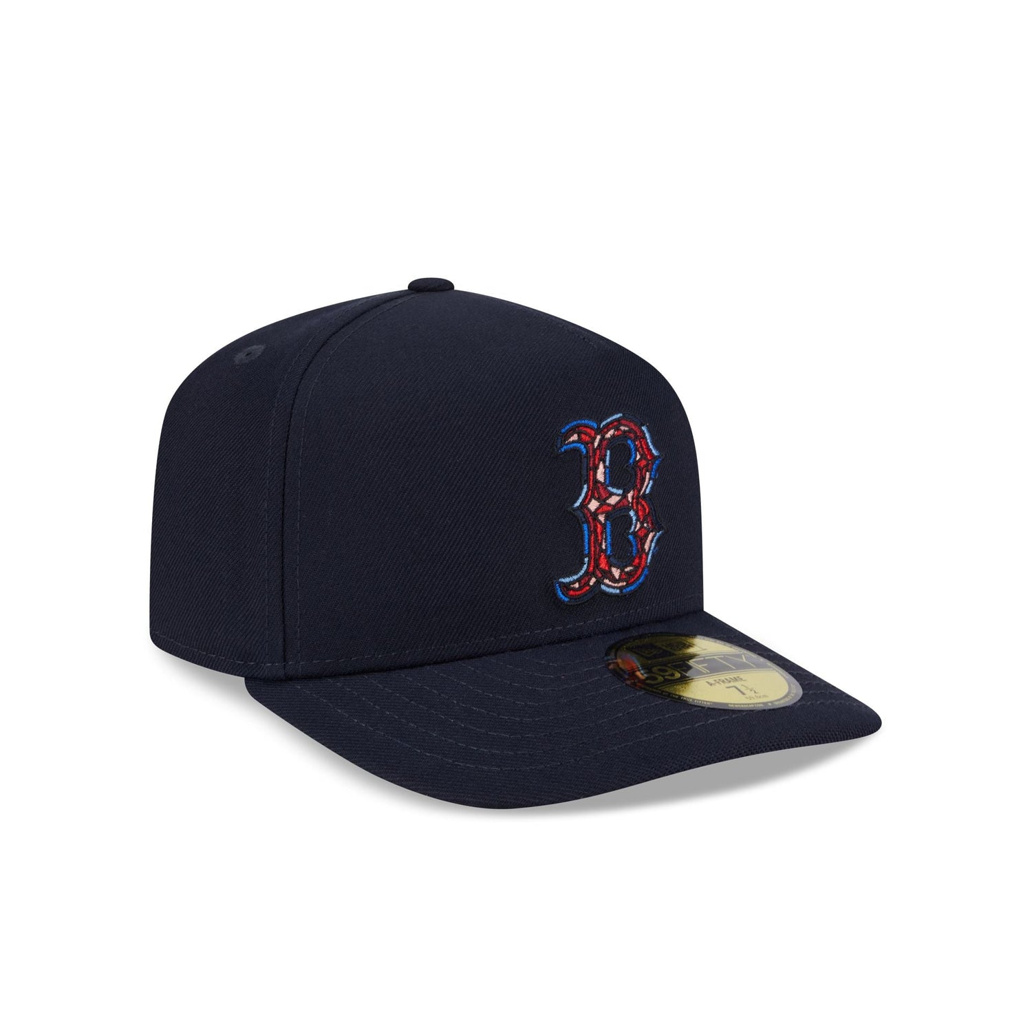 Boston Red Sox Stained Glass 59FIFTY A-Frame Fitted Hat