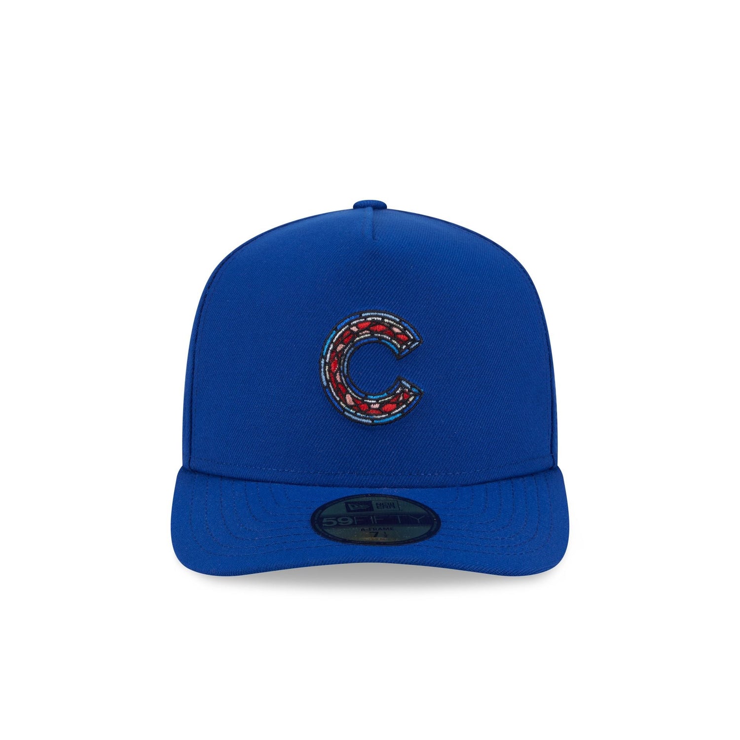 Chicago Cubs Stained Glass 59FIFTY A-Frame Fitted Hat
