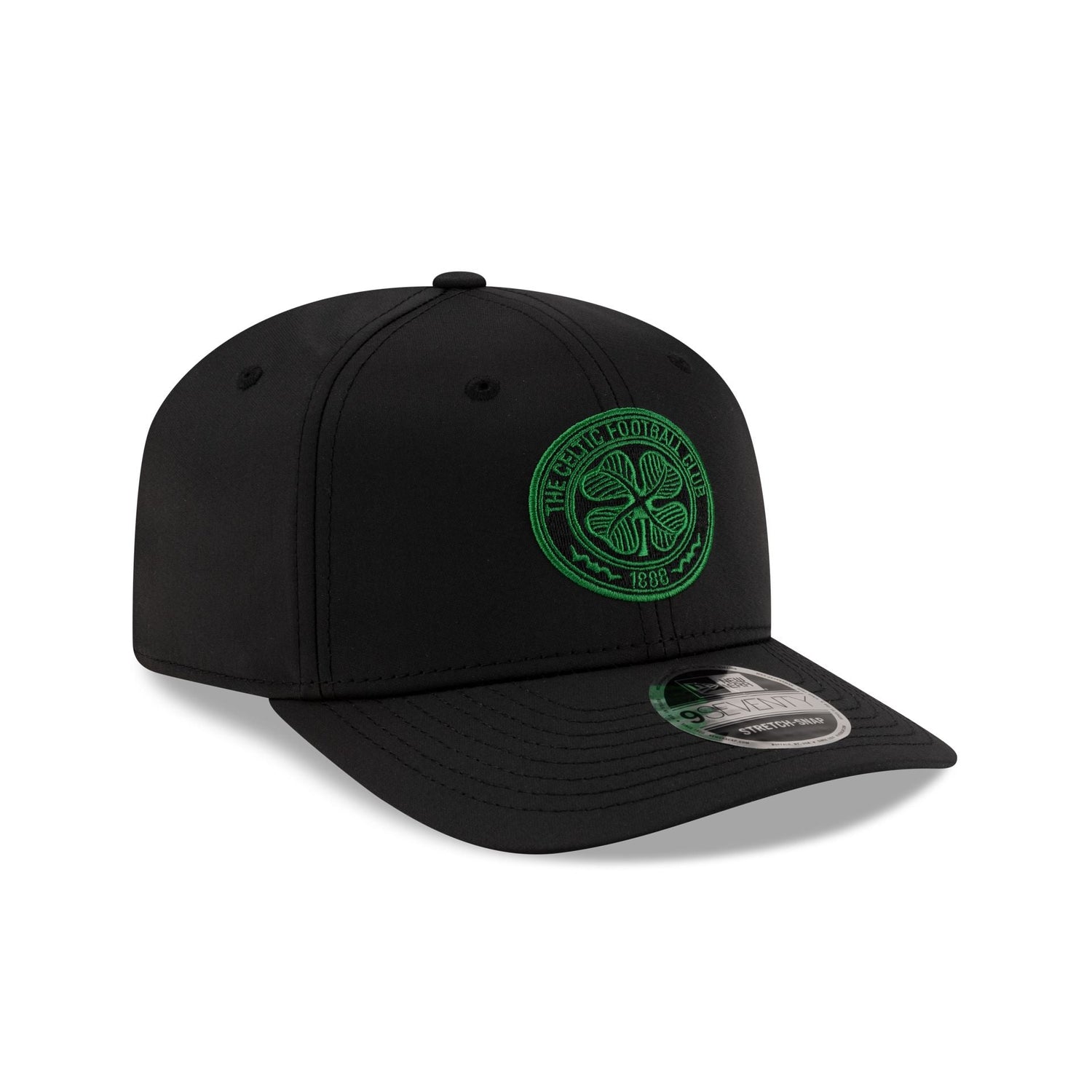 Celtic FC Core Black 9SEVENTY Stretch-Snap Hat