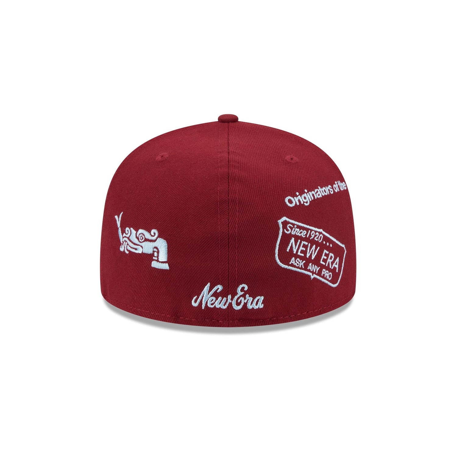 Mexico Baseball New Era Anniversary Logos Maroon 59FIFTY Fitted Hat
