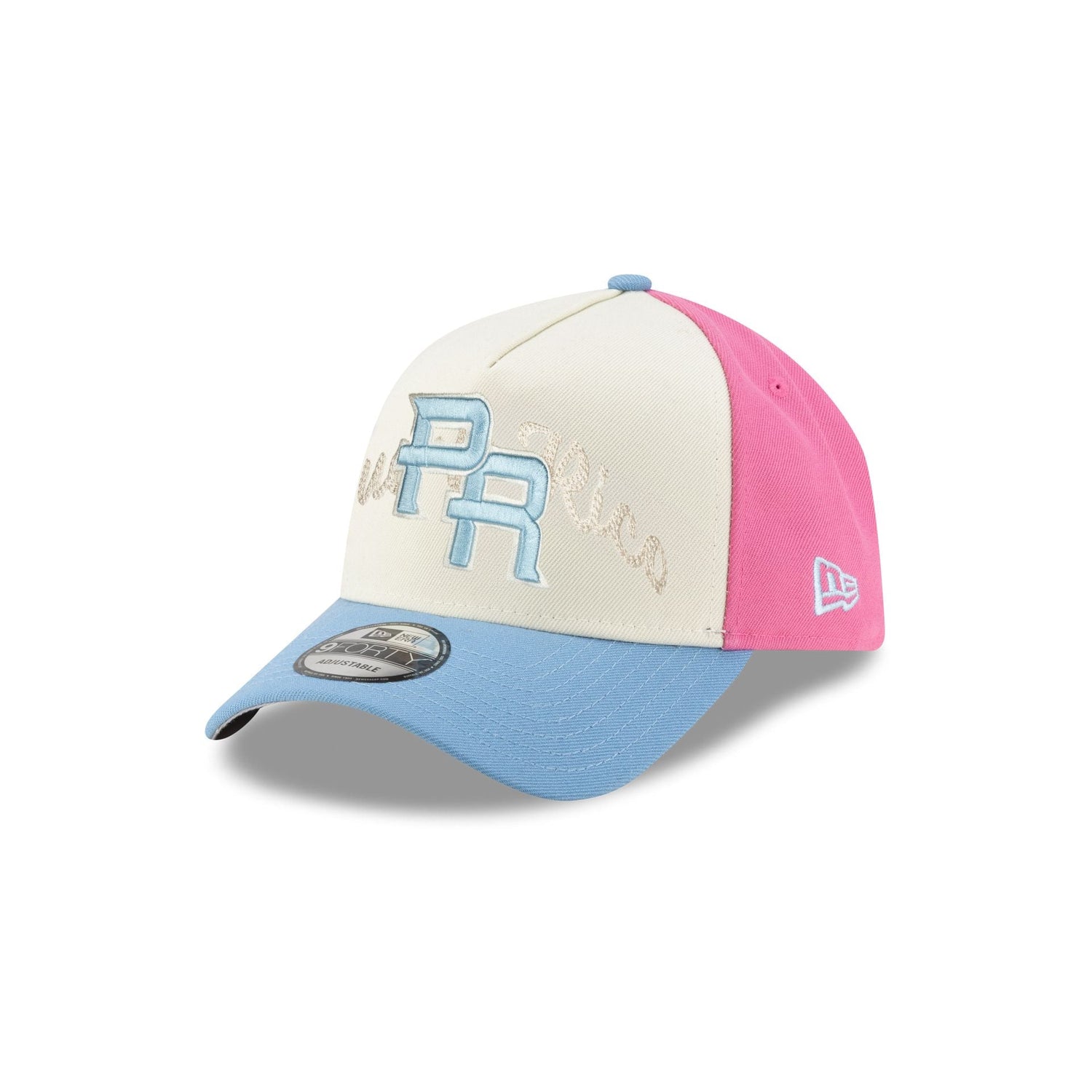Puerto Rico Pink 9FORTY A-Frame Snapback Hat