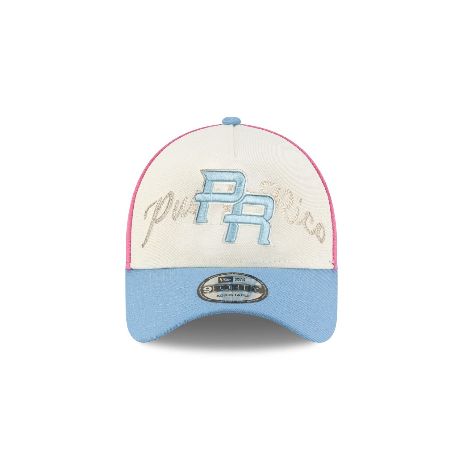 Puerto Rico Pink 9FORTY A-Frame Snapback Hat