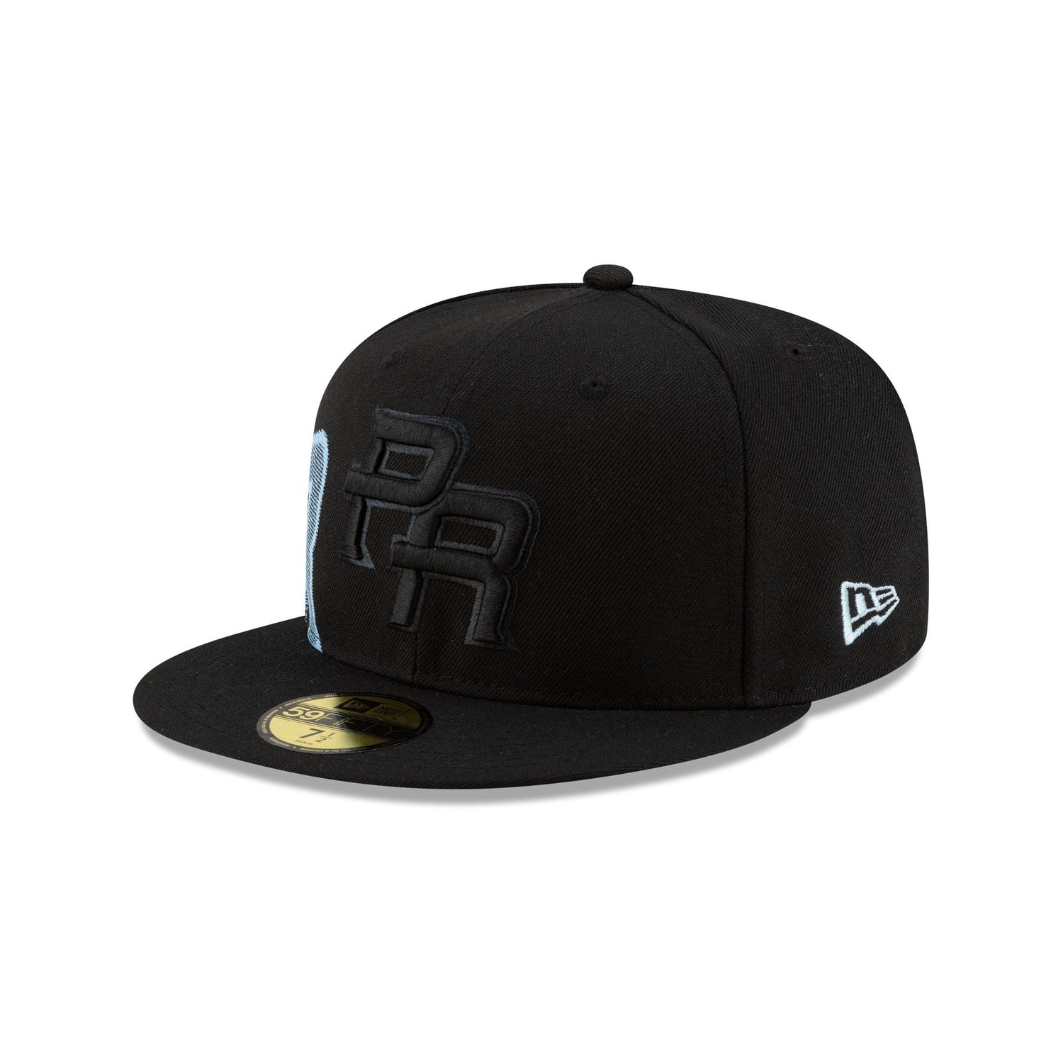 Puerto Rico Black on Black 59FIFTY Fitted Hat
