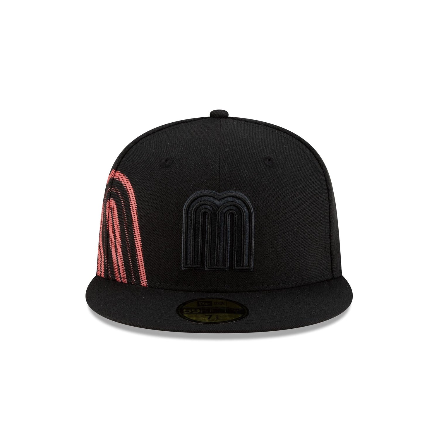 Mexico Baseball Black on Black 59FIFTY Fitted Hat