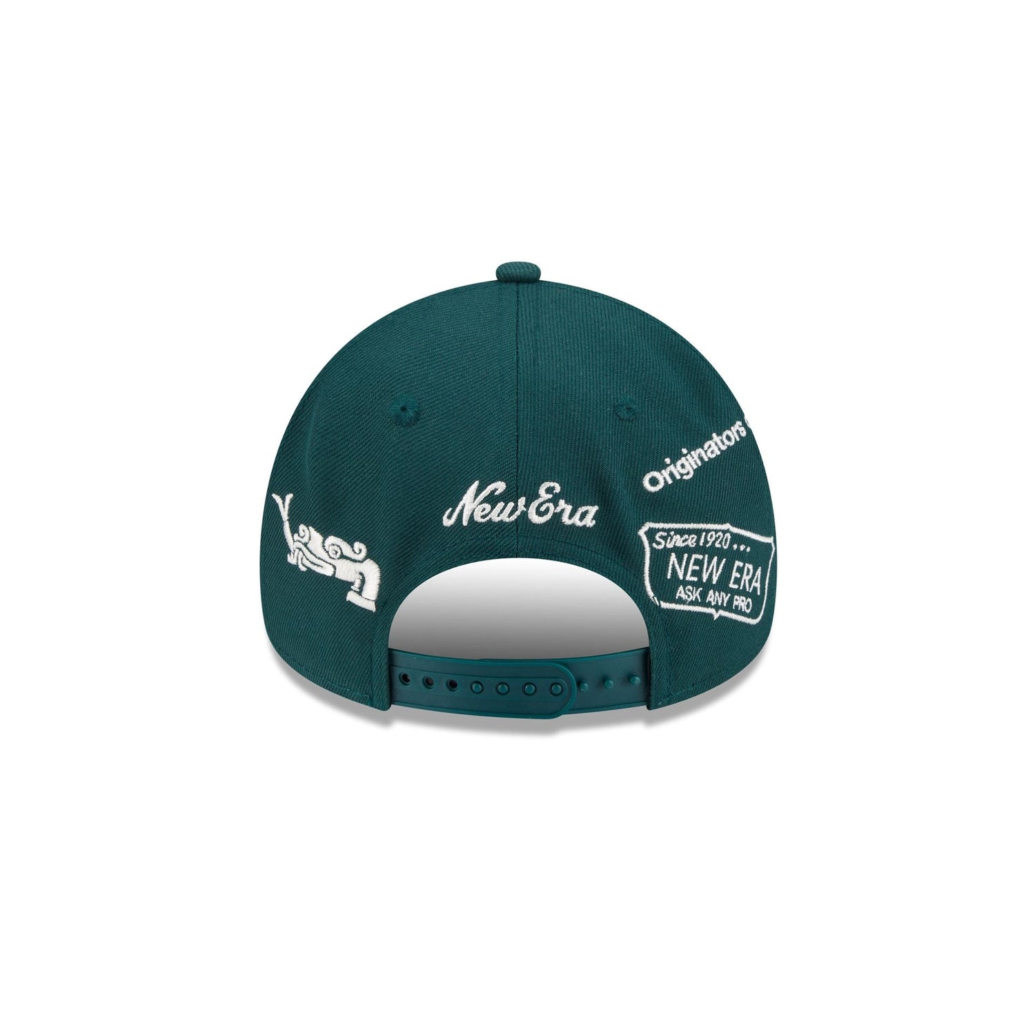 Mexico Baseball New Era Anniversary Logos Green 9FORTY M-Crown A-Frame Snapback Hat