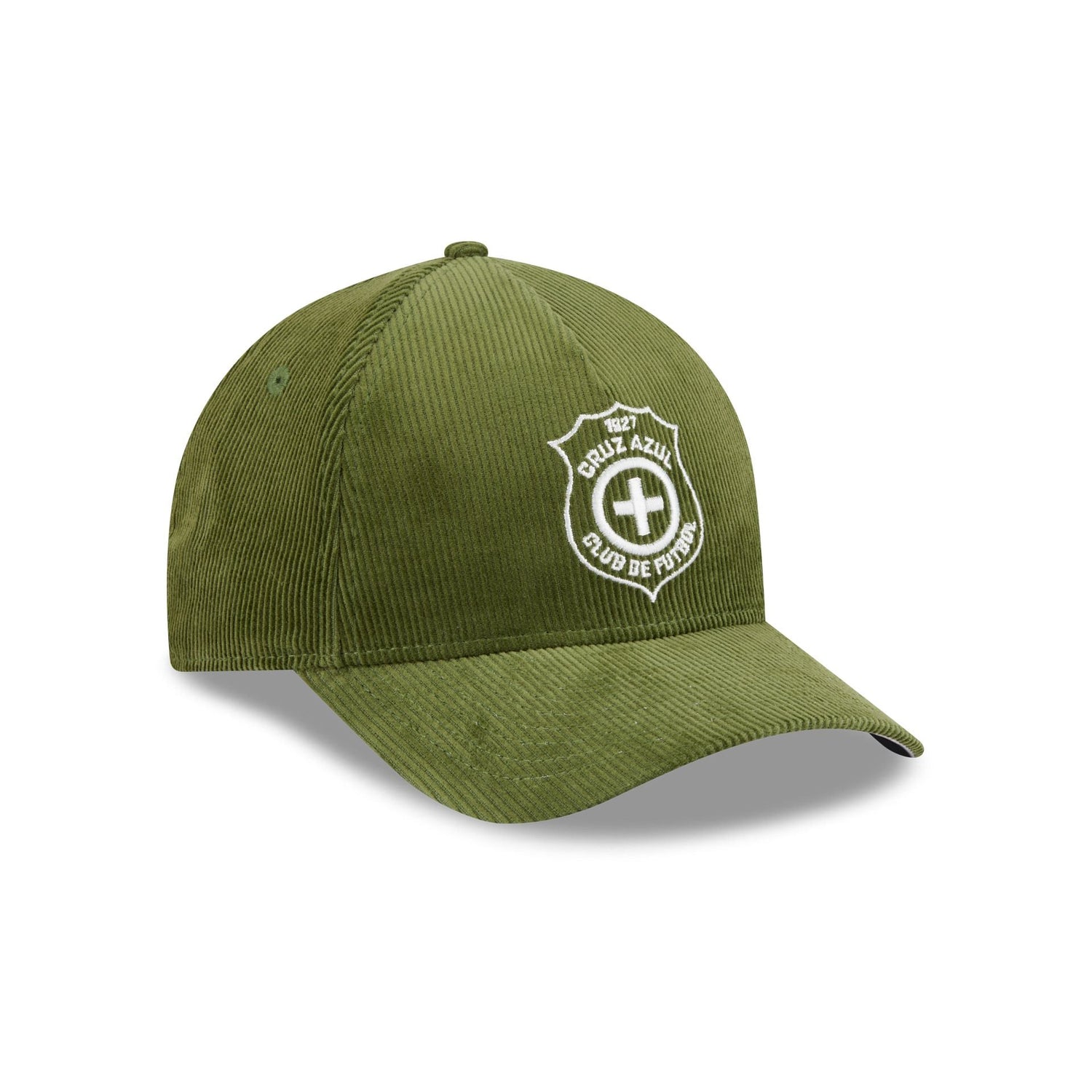 Cruz Azul Olive Corduroy 9FORTY M-Crown Snapback Hat