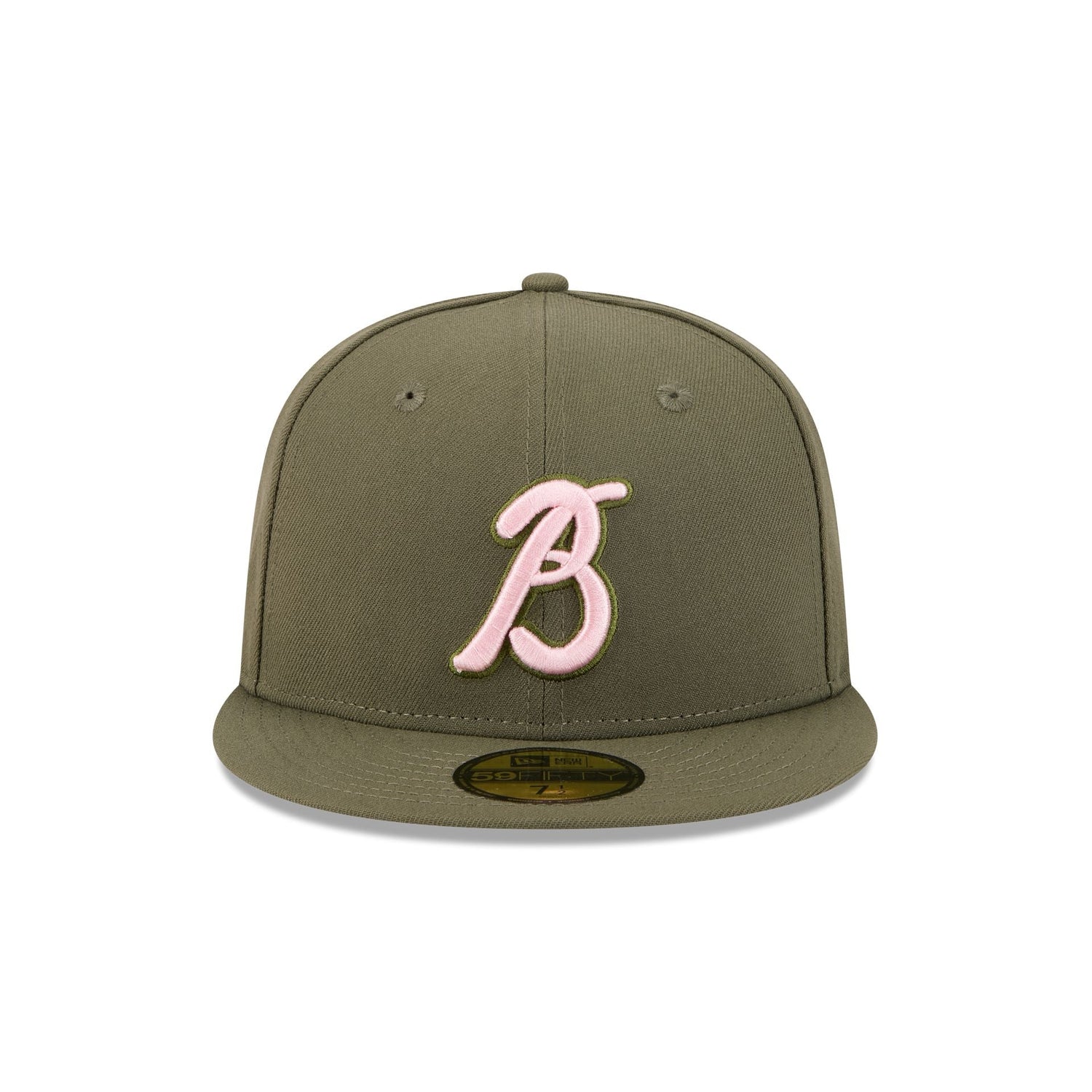Bravos de León Olive 59FIFTY Fitted Hat