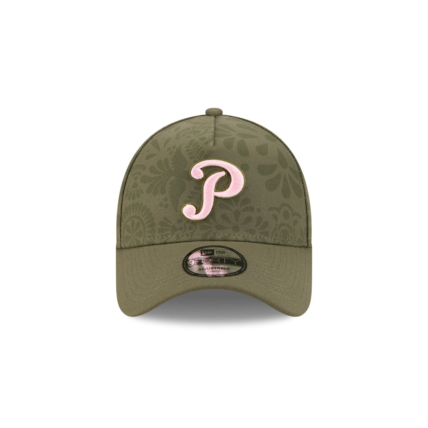 Pericos de Puebla Olive 9FORTY A-Frame Snapback Hat