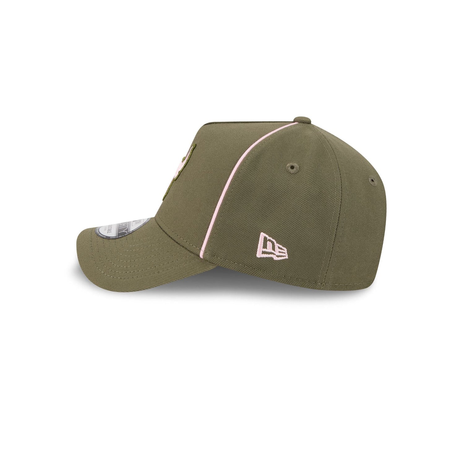 Toros de Tijuana Olive 9FORTY A-Frame Snapback Hat
