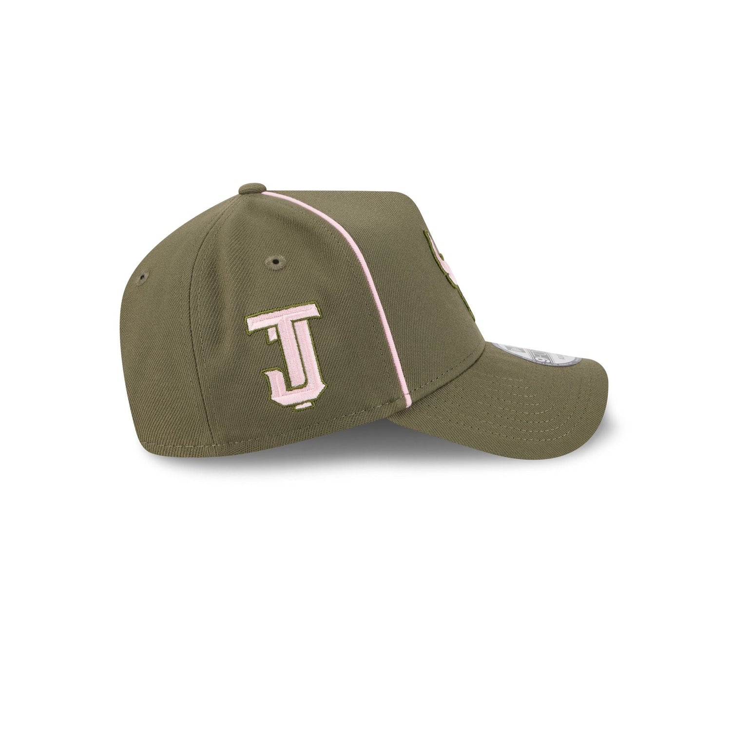 Toros de Tijuana Olive 9FORTY A-Frame Snapback Hat