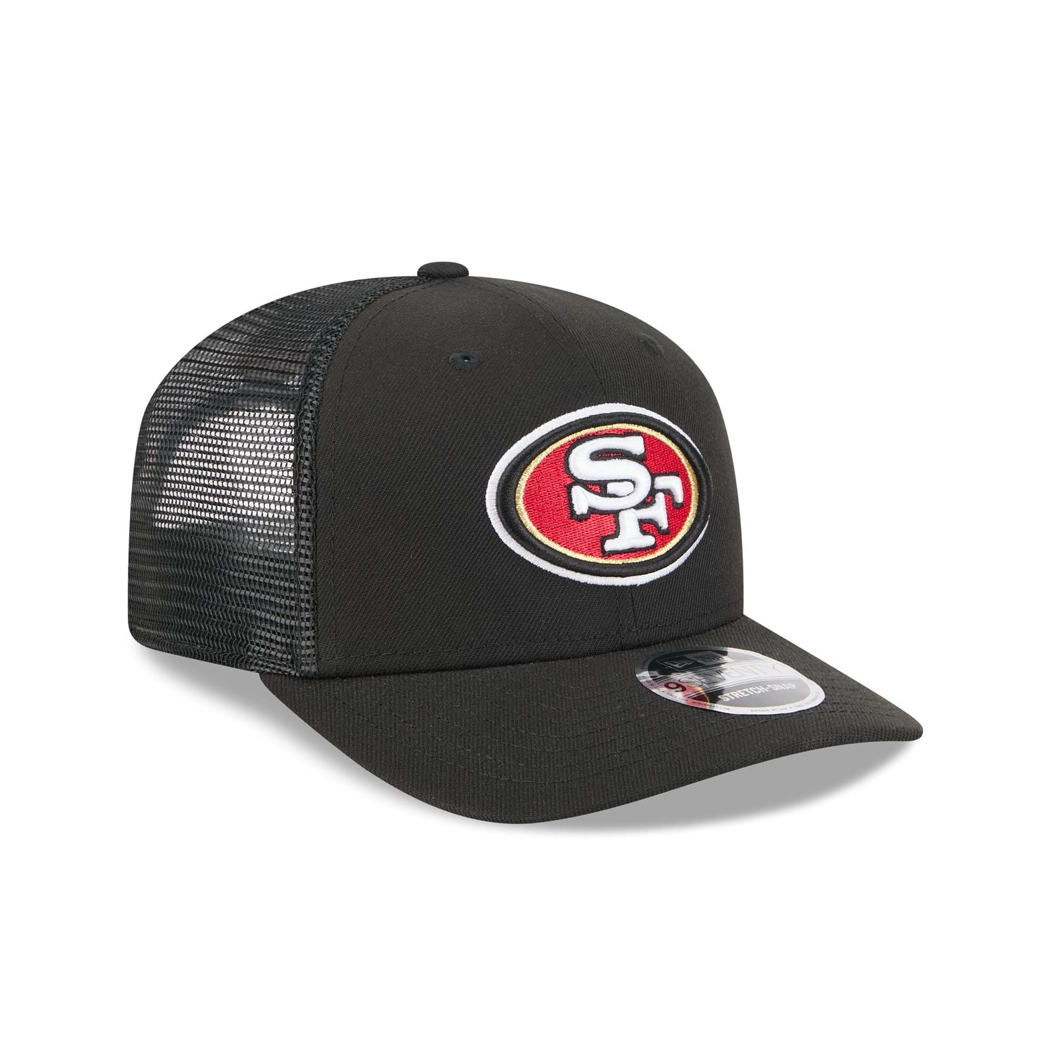 San Francisco 49ers Team Black 9SEVENTY Trucker Hat