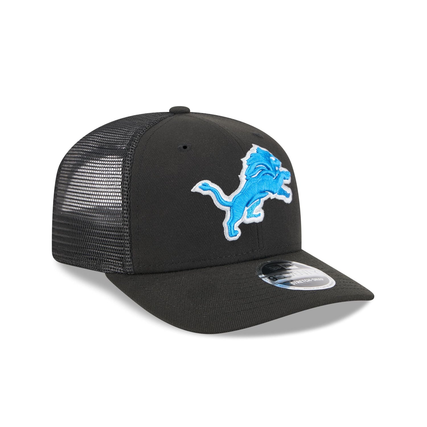 Detroit Lions Team Black 9SEVENTY Trucker Hat