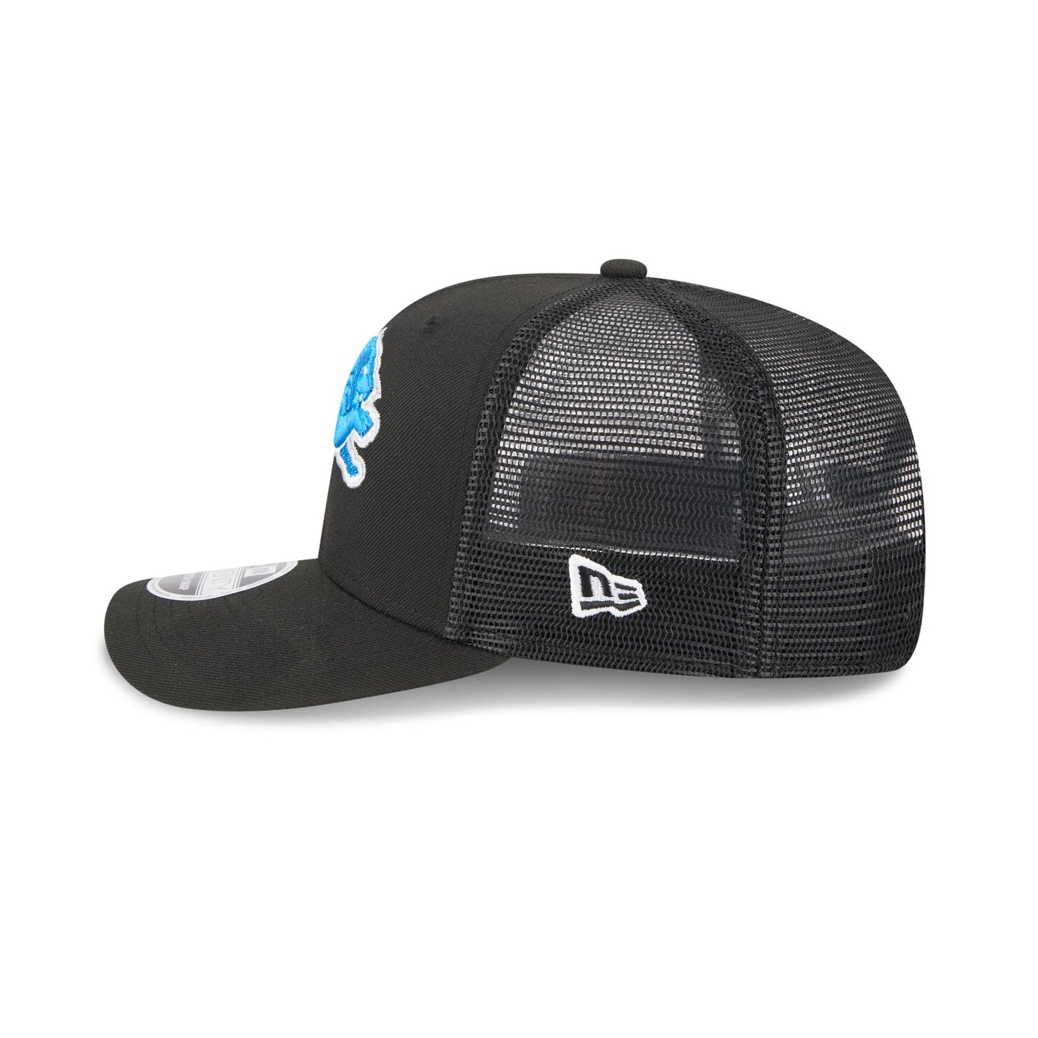 Detroit Lions Team Black 9SEVENTY Trucker Hat