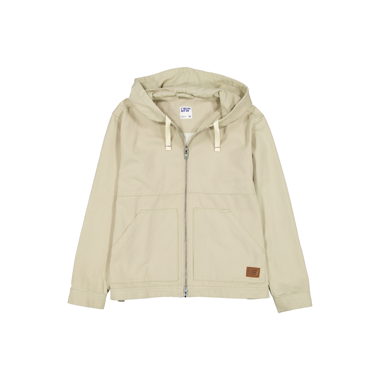 New Era Branded Forge Hooded Work Abbey Stone Jacket