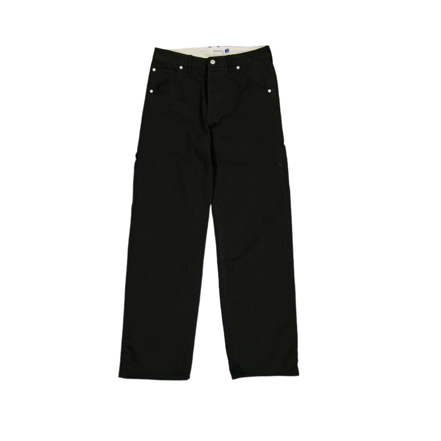 New Era Branded Ellicott Black Twill Carpenter Pant