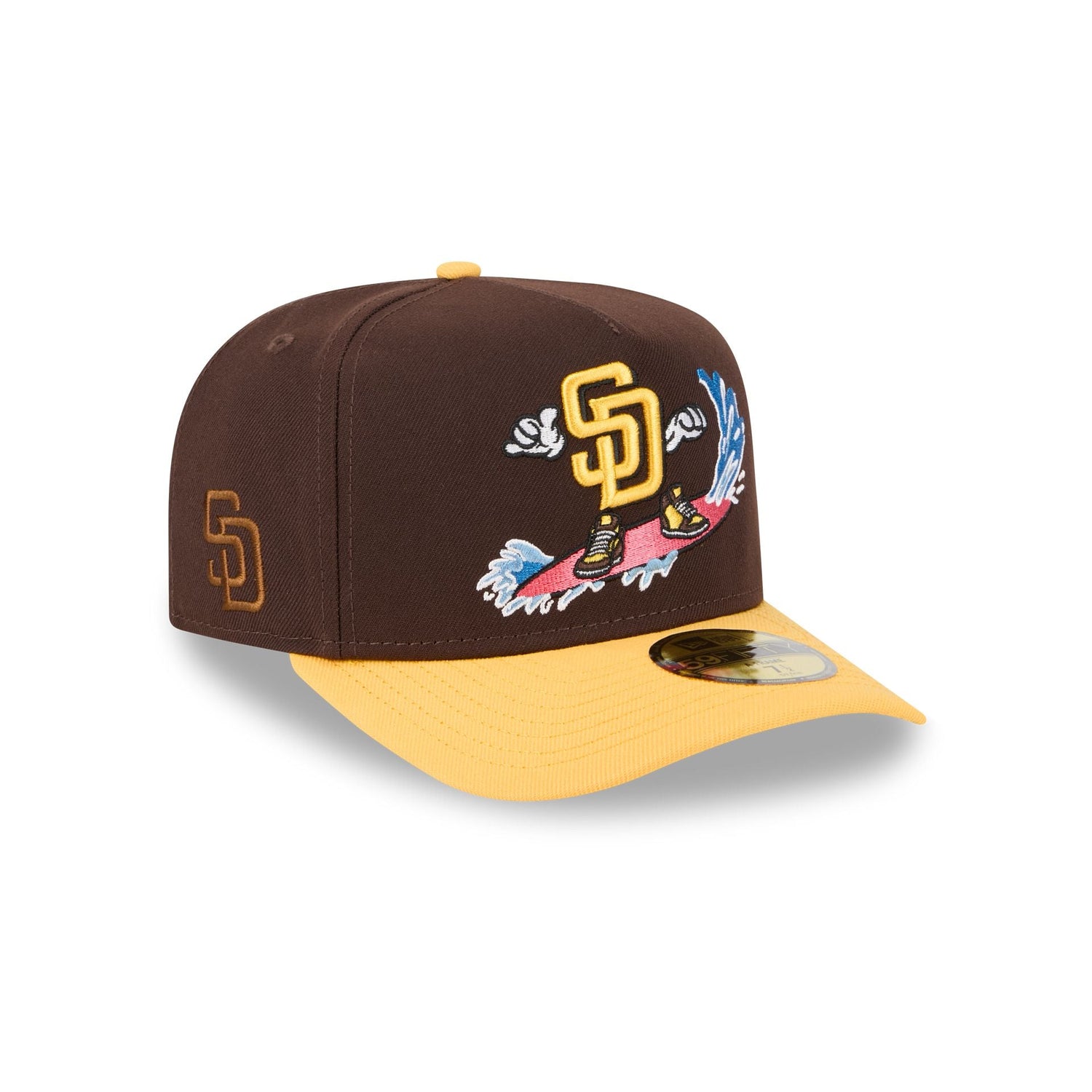 San Diego Padres Cartoon 59FIFTY A-Frame Fitted Hat