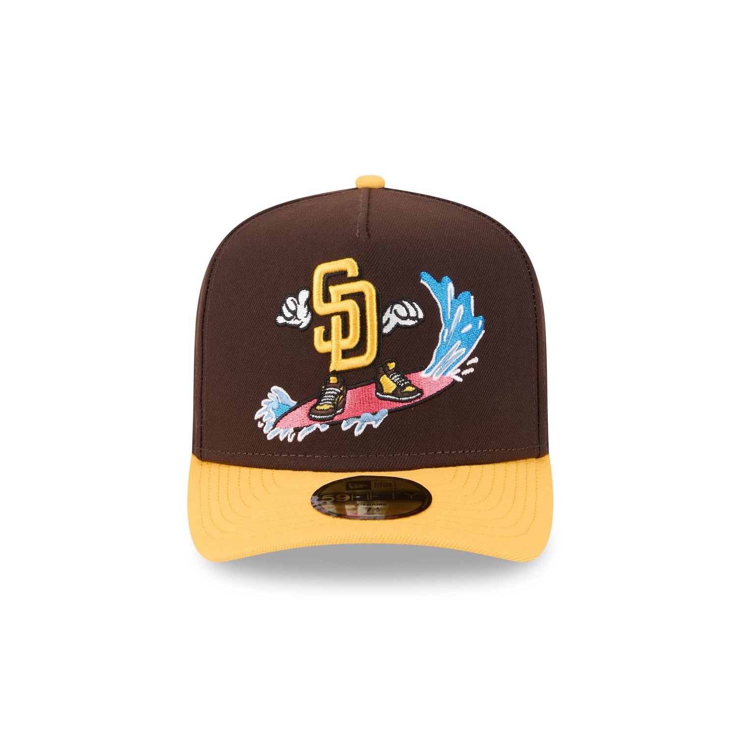 San Diego Padres Cartoon 59FIFTY A-Frame Fitted Hat