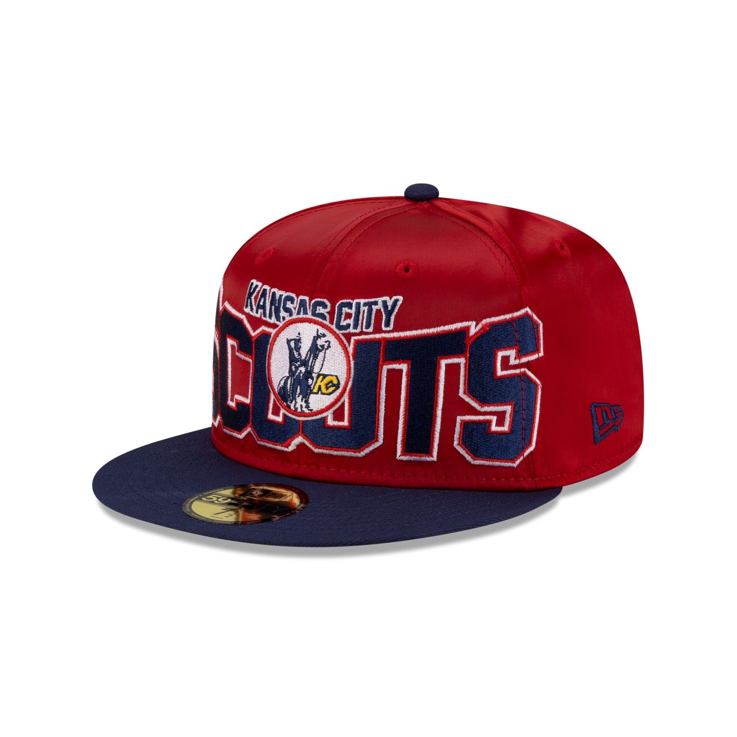 Kansas City Scouts Bold Satin 59FIFTY Fitted Hat