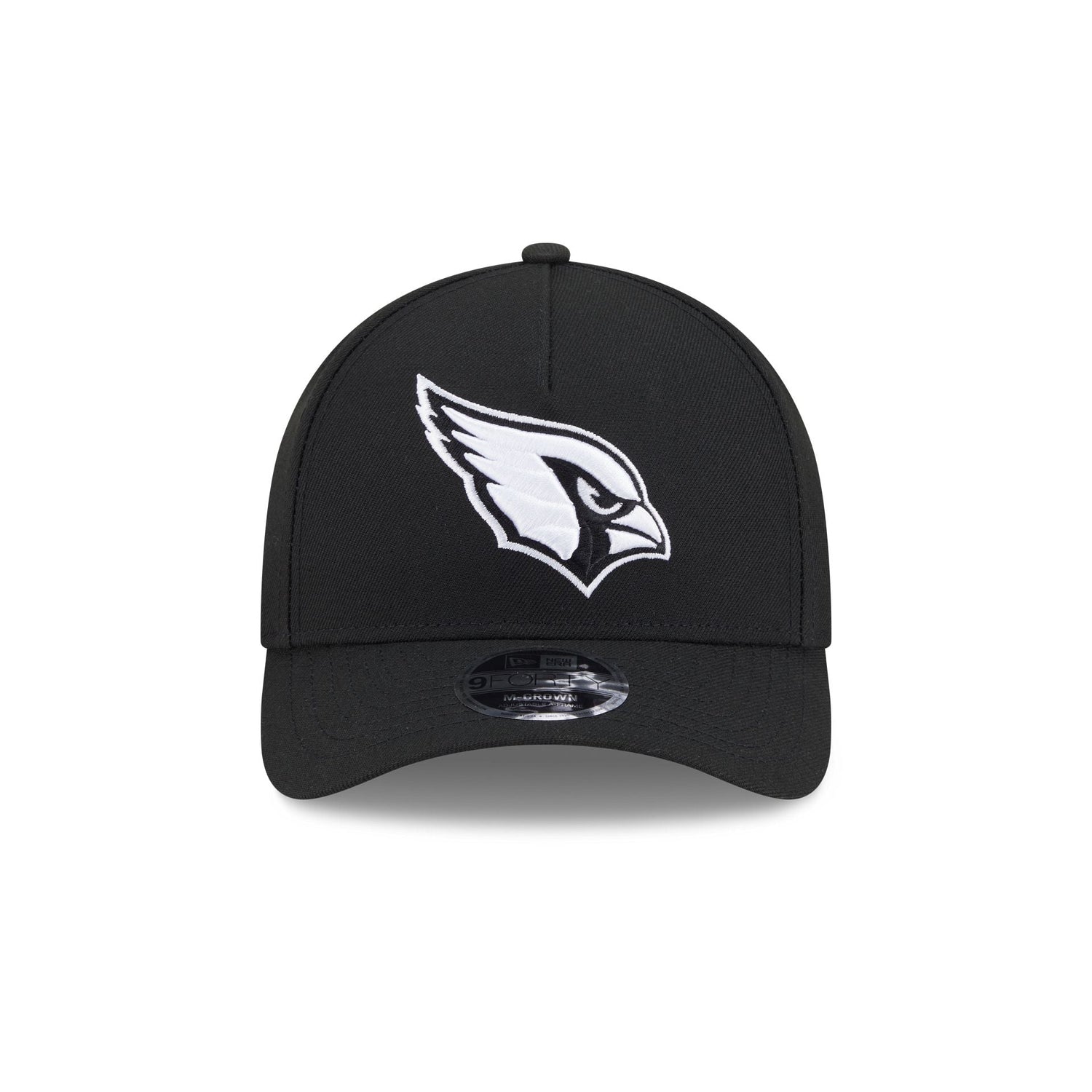 Arizona Cardinals Black & White 9FORTY M-Crown A-Frame Snapback Hat