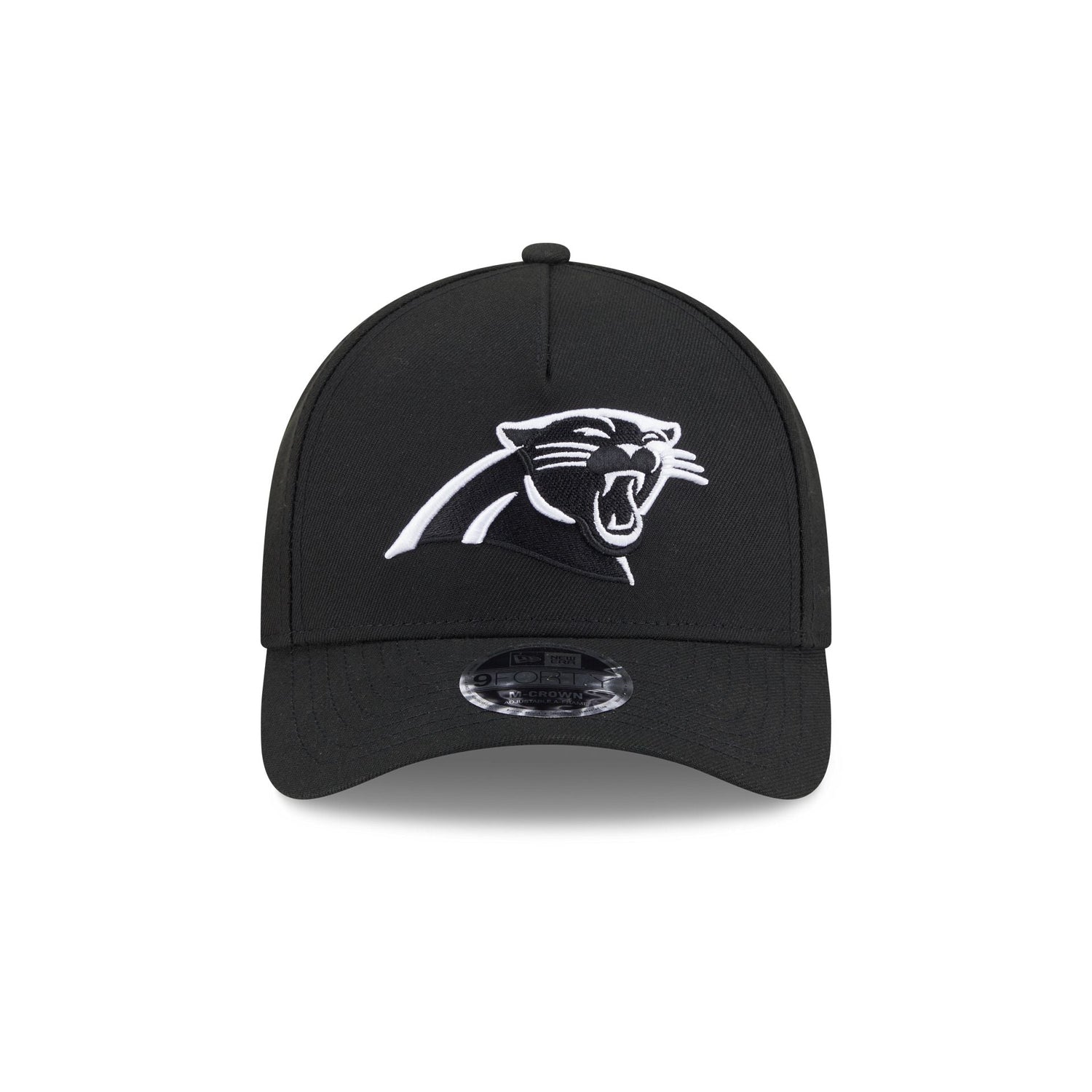 Carolina Panthers Black & White 9FORTY M-Crown A-Frame Snapback Hat