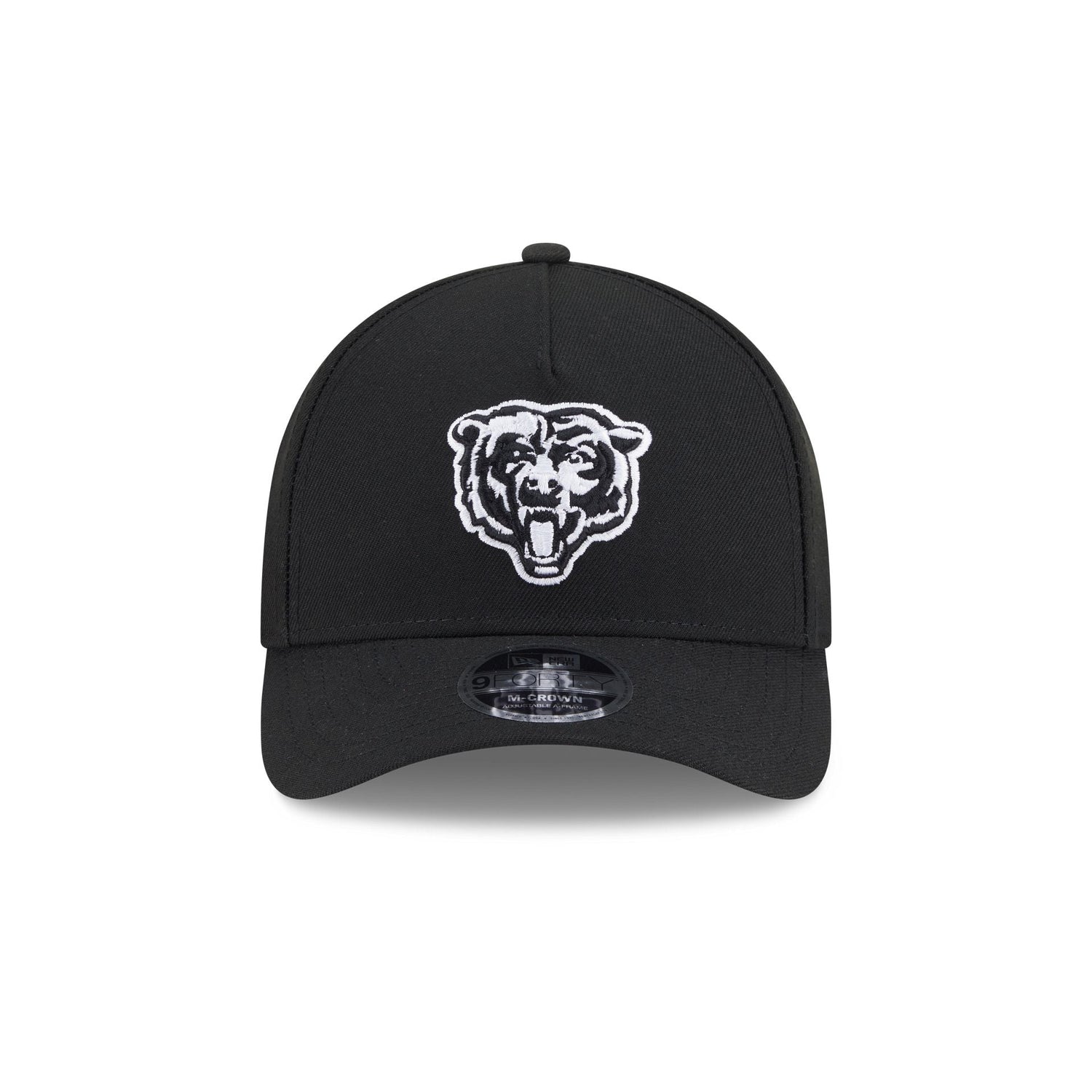 Chicago Bears Black & White 9FORTY M-Crown A-Frame Snapback Hat