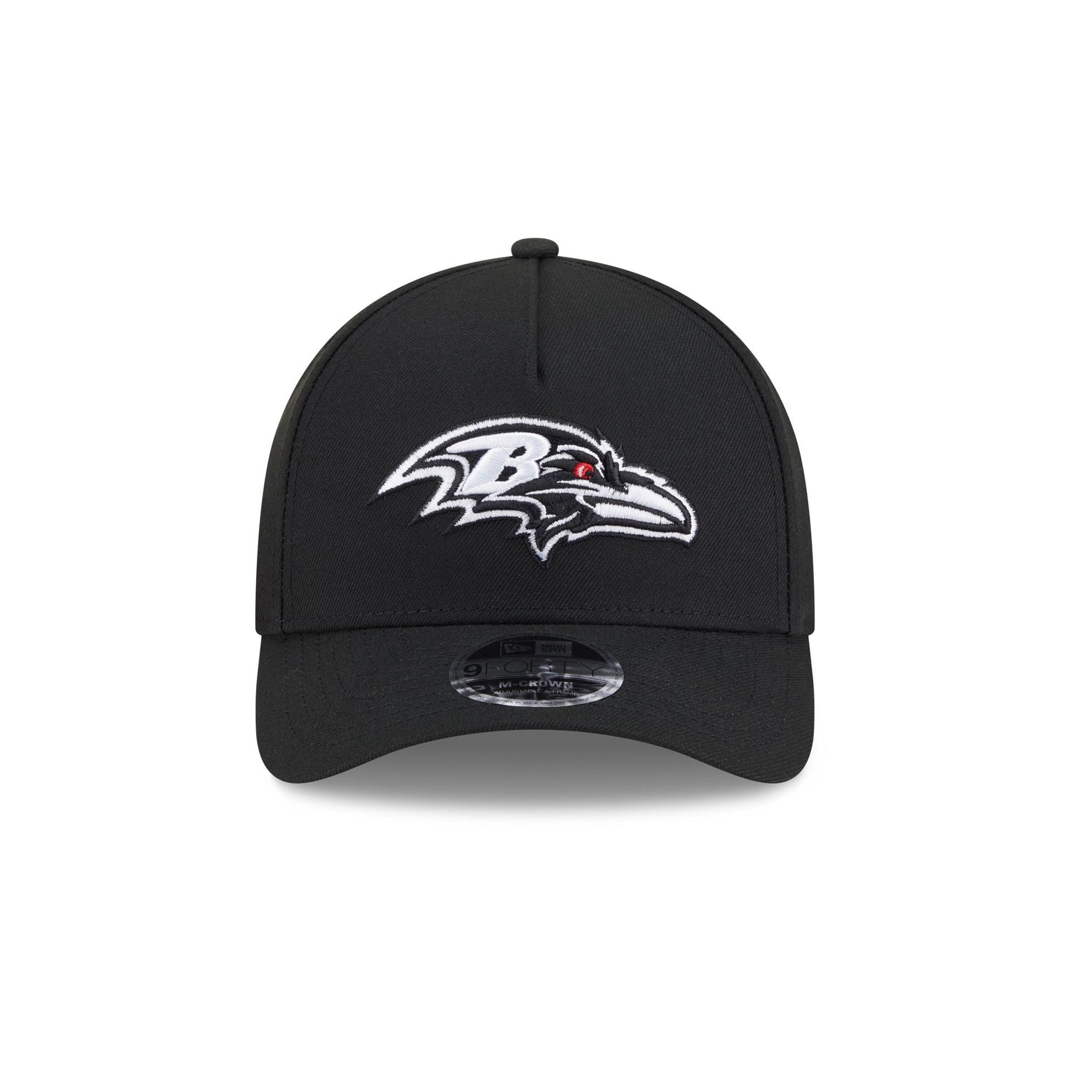 Baltimore Ravens Black & White 9FORTY M-Crown A-Frame Snapback Hat