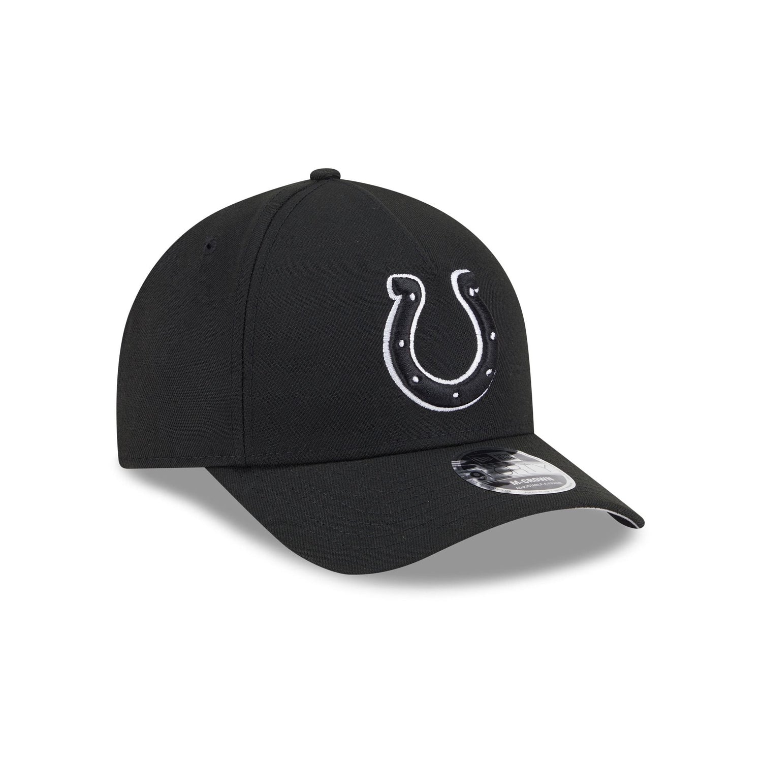 Indianapolis Colts Black & White 9FORTY M-Crown A-Frame Snapback Hat