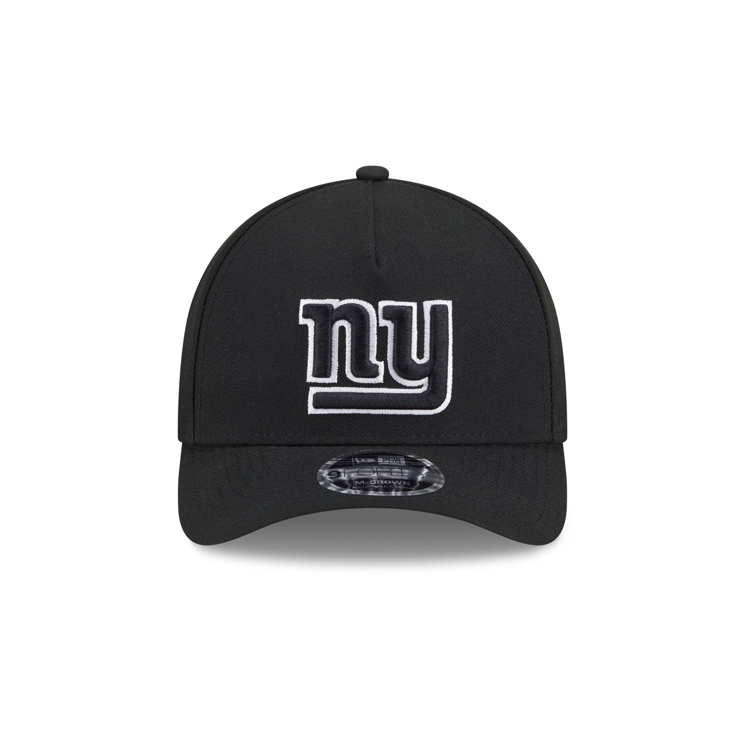 New York Giants Black & White 9FORTY M-Crown A-Frame Snapback Hat