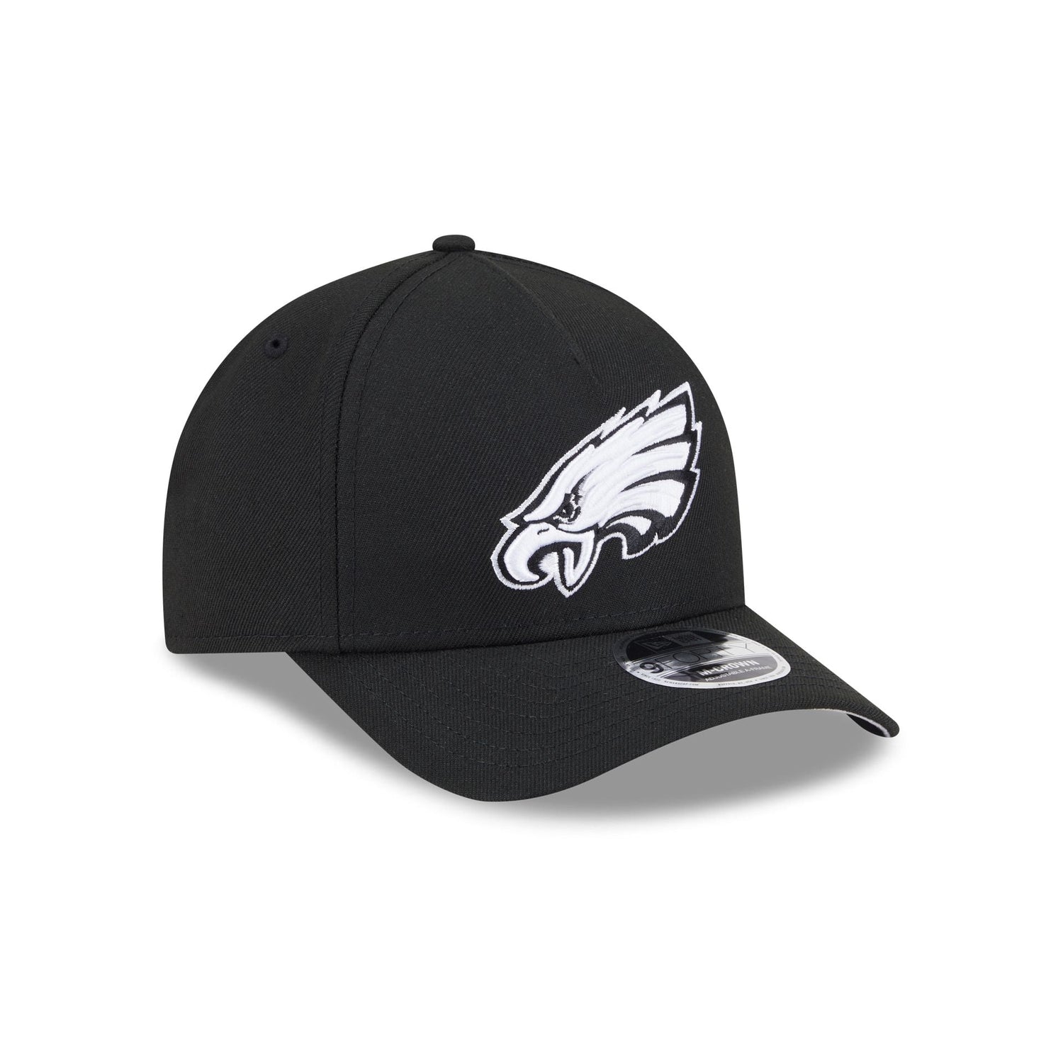 Philadelphia Eagles Black & White 9FORTY M-Crown A-Frame Snapback Hat