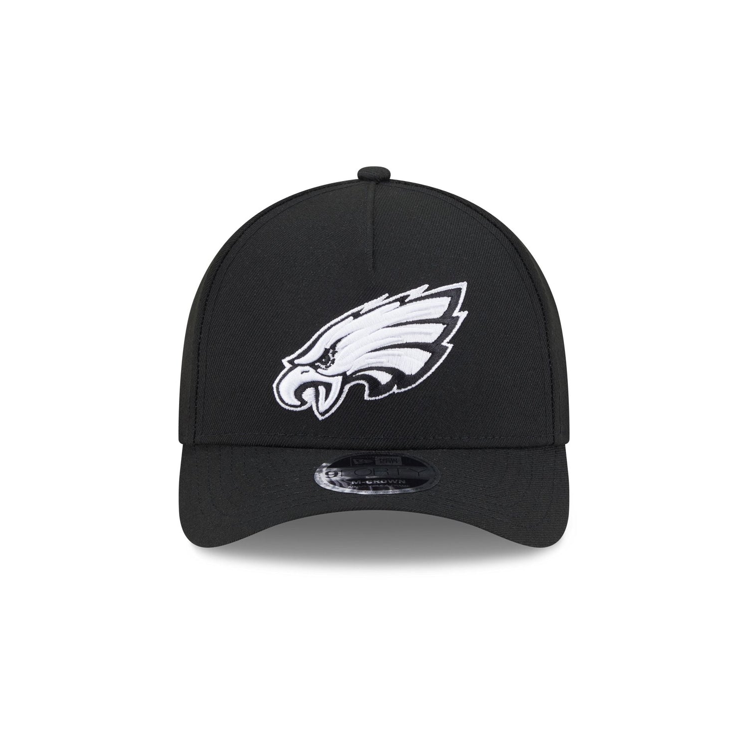 Philadelphia Eagles Black & White 9FORTY M-Crown A-Frame Snapback Hat