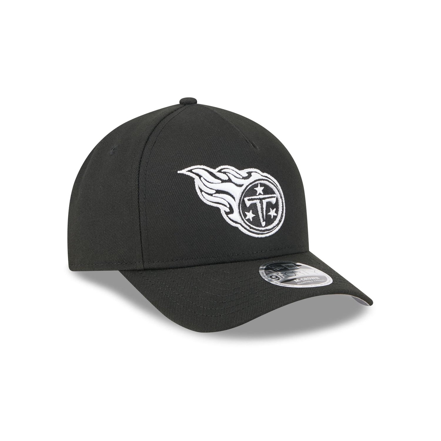 Tennessee Titans Black & White 9FORTY M-Crown A-Frame Snapback Hat