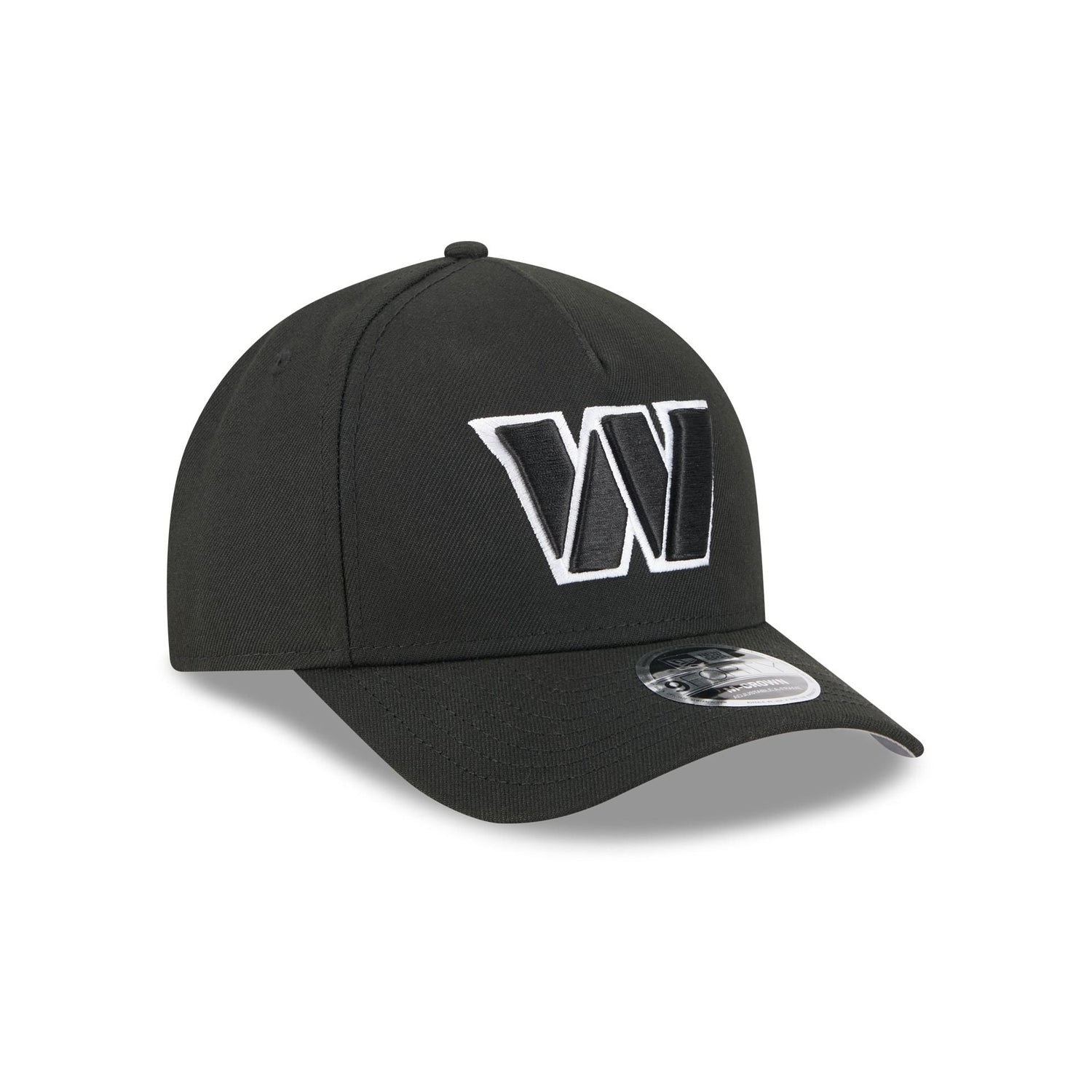 Washington Commanders Black & White 9FORTY M-Crown A-Frame Snapback Hat