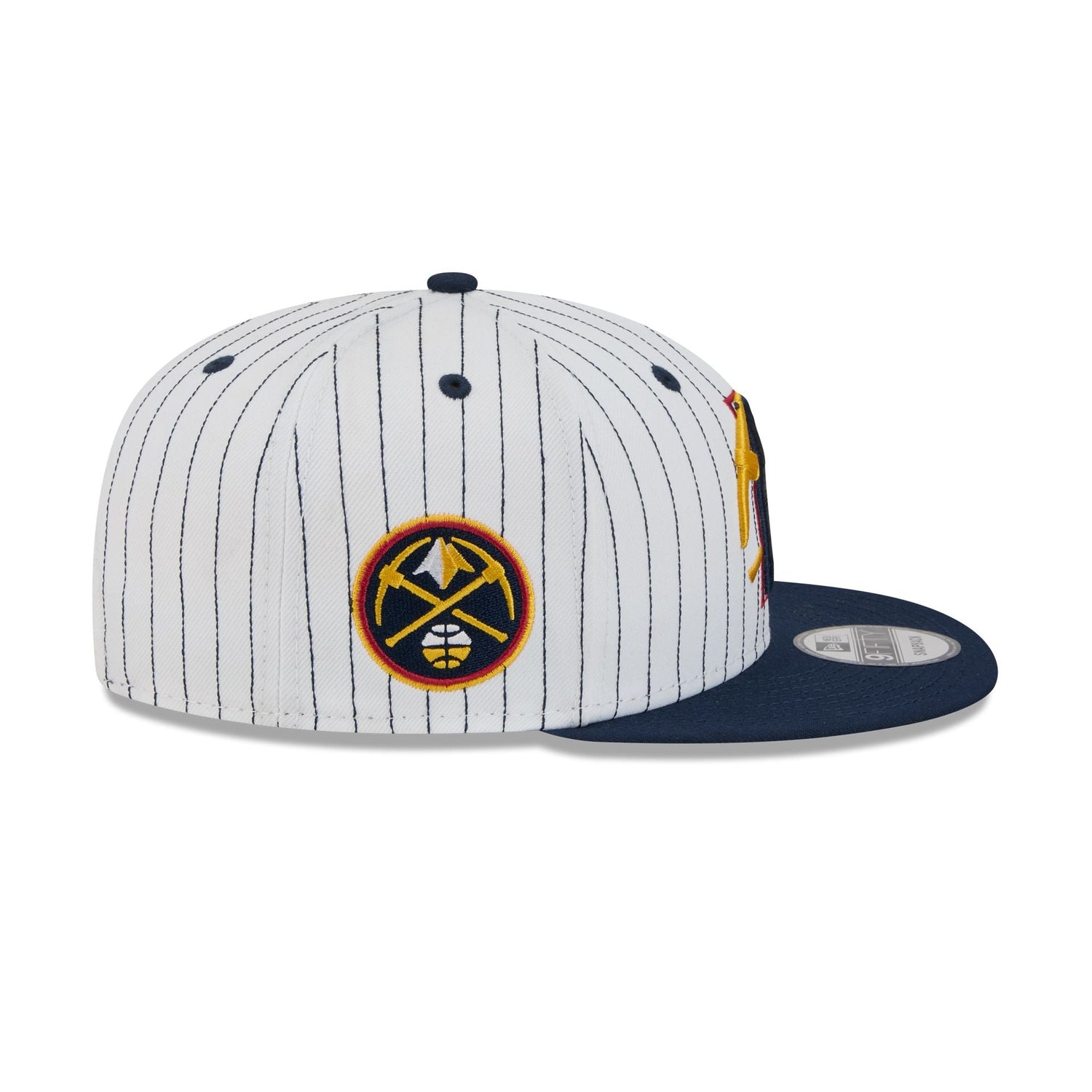 Denver Nuggets Deceptor Pinstripe 9FIFTY Snapback Hat