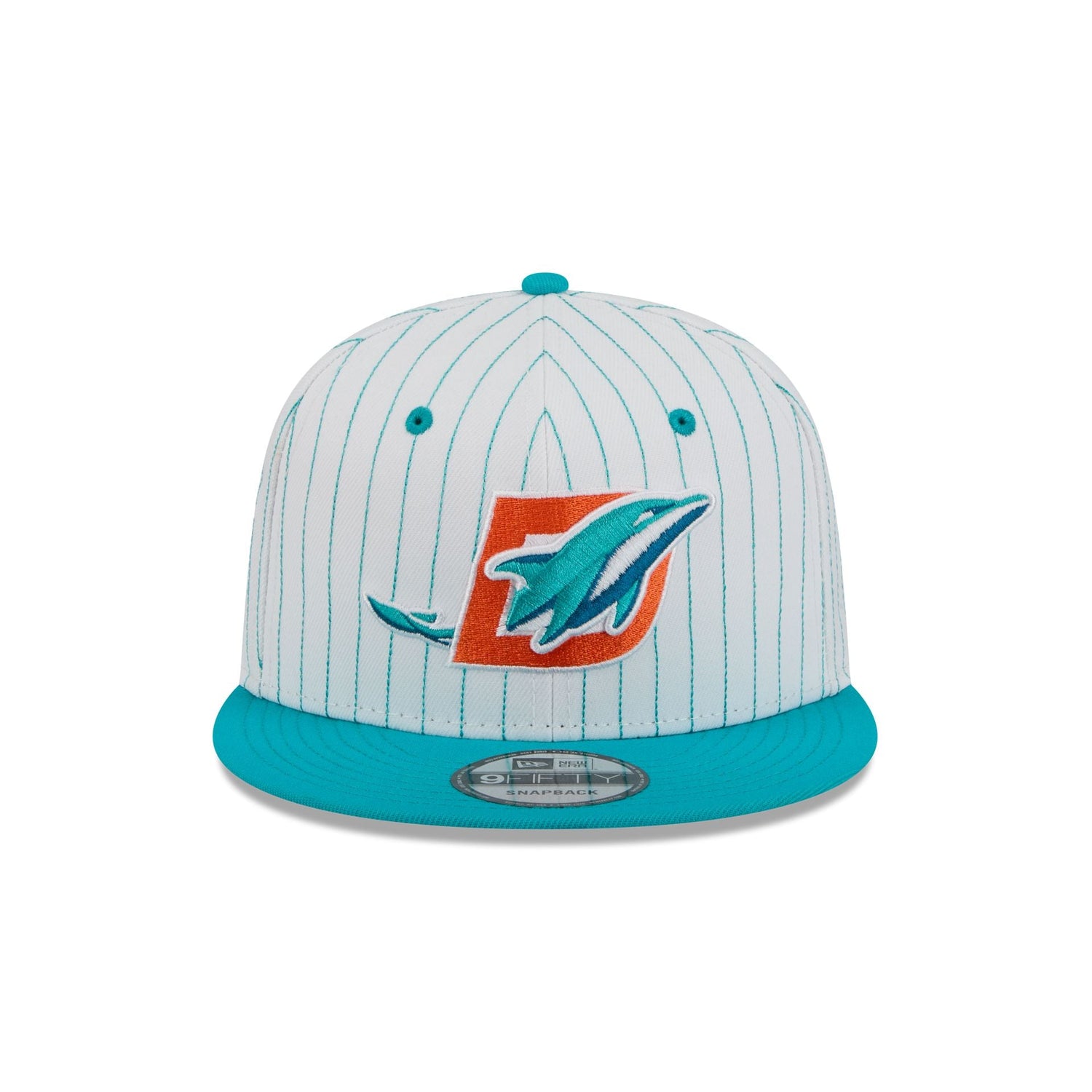 Miami Dolphins Deceptor Pinstripe 9FIFTY Snapback Hat