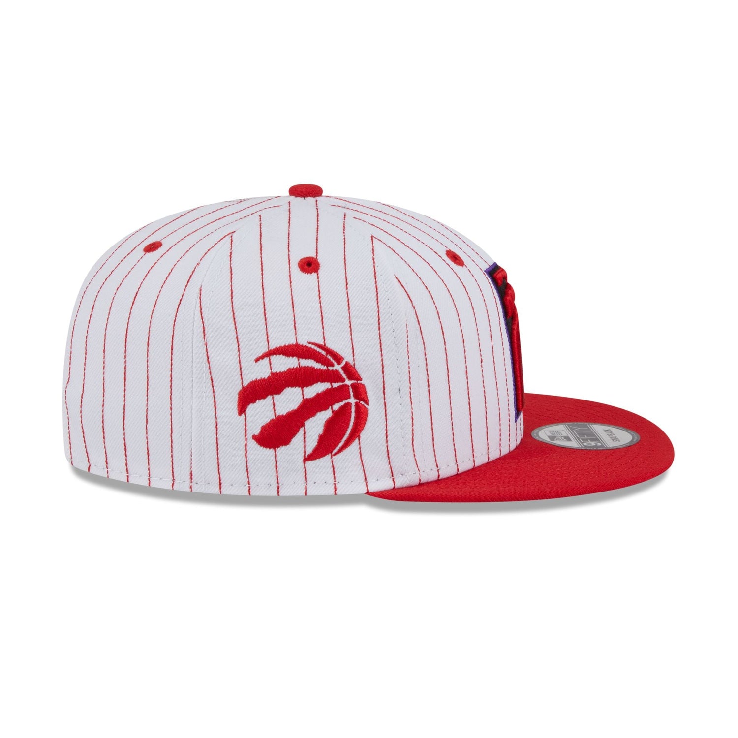 Toronto Raptors Deceptor Pinstripe 9FIFTY Snapback Hat