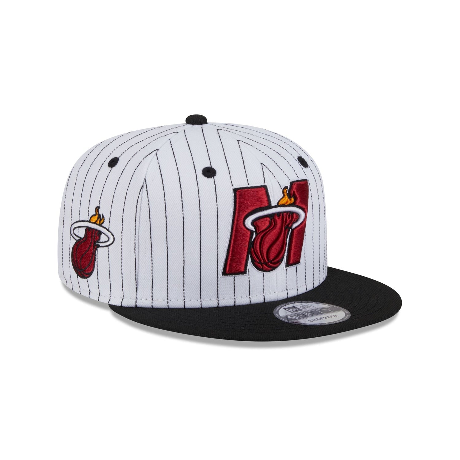 Miami Heat Deceptor Pinstripe 9FIFTY Snapback Hat