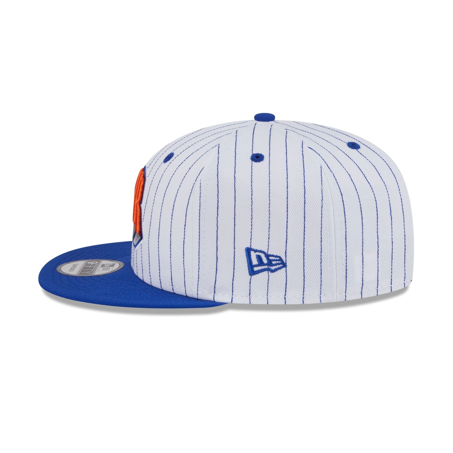 New York Knicks Deceptor Pinstripe 9FIFTY Snapback Hat
