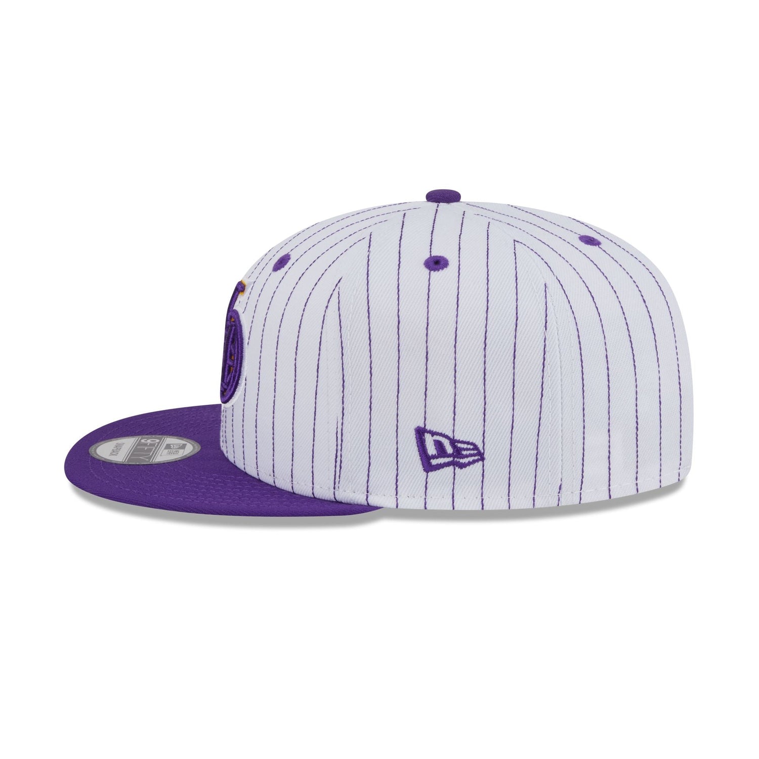 Los Angeles Lakers Deceptor Pinstripe 9FIFTY Snapback Hat
