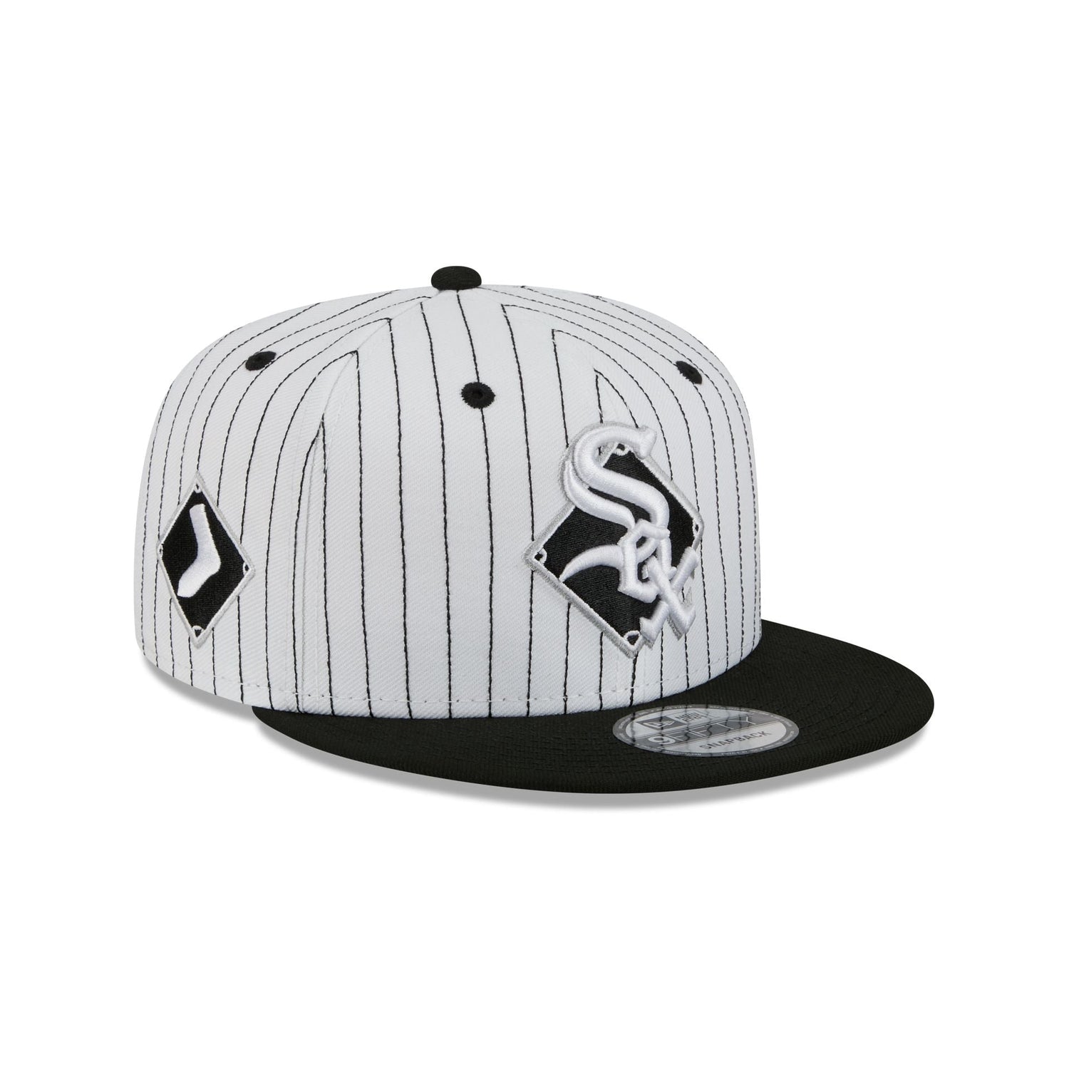 Chicago White Sox Deceptor Pinstripe 9FIFTY Snapback Hat