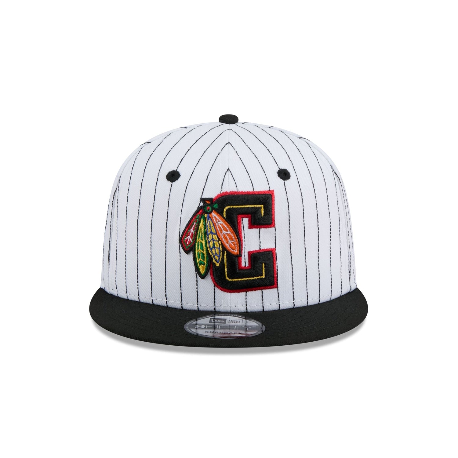 Chicago Blackhawks Deceptor Pinstripe 9FIFTY Snapback Hat