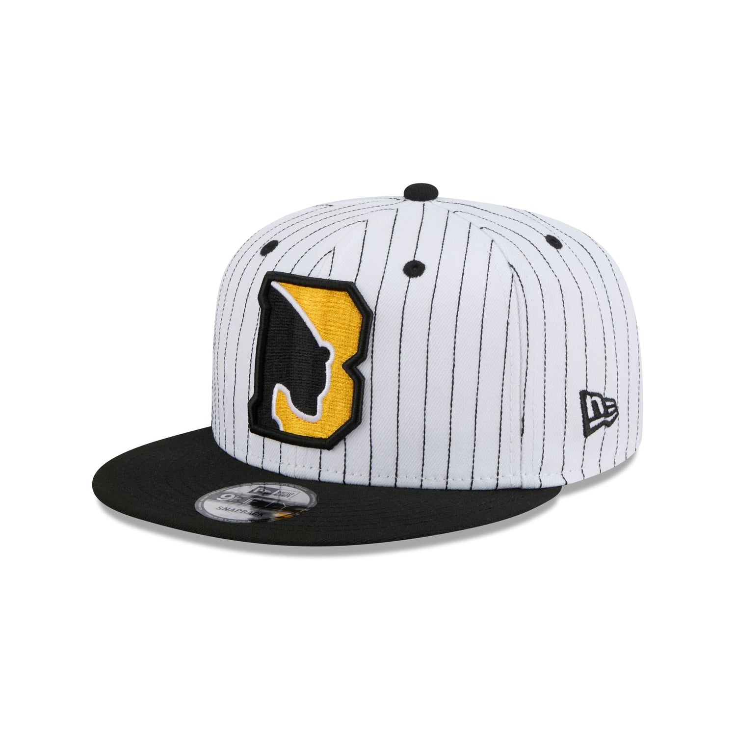 Boston Bruins Deceptor Pinstripe 9FIFTY Snapback Hat