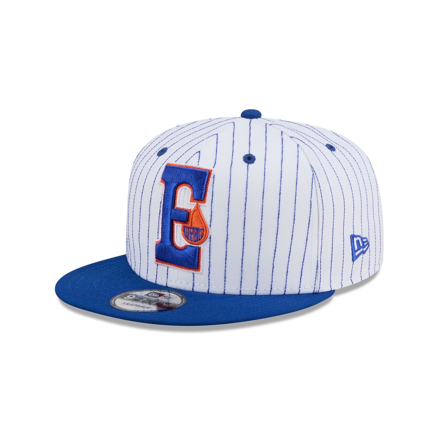Edmonton Oilers Deceptor Pinstripe 9FIFTY Snapback Hat
