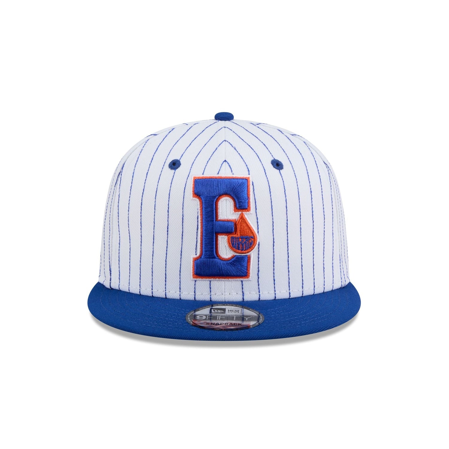 Edmonton Oilers Deceptor Pinstripe 9FIFTY Snapback Hat