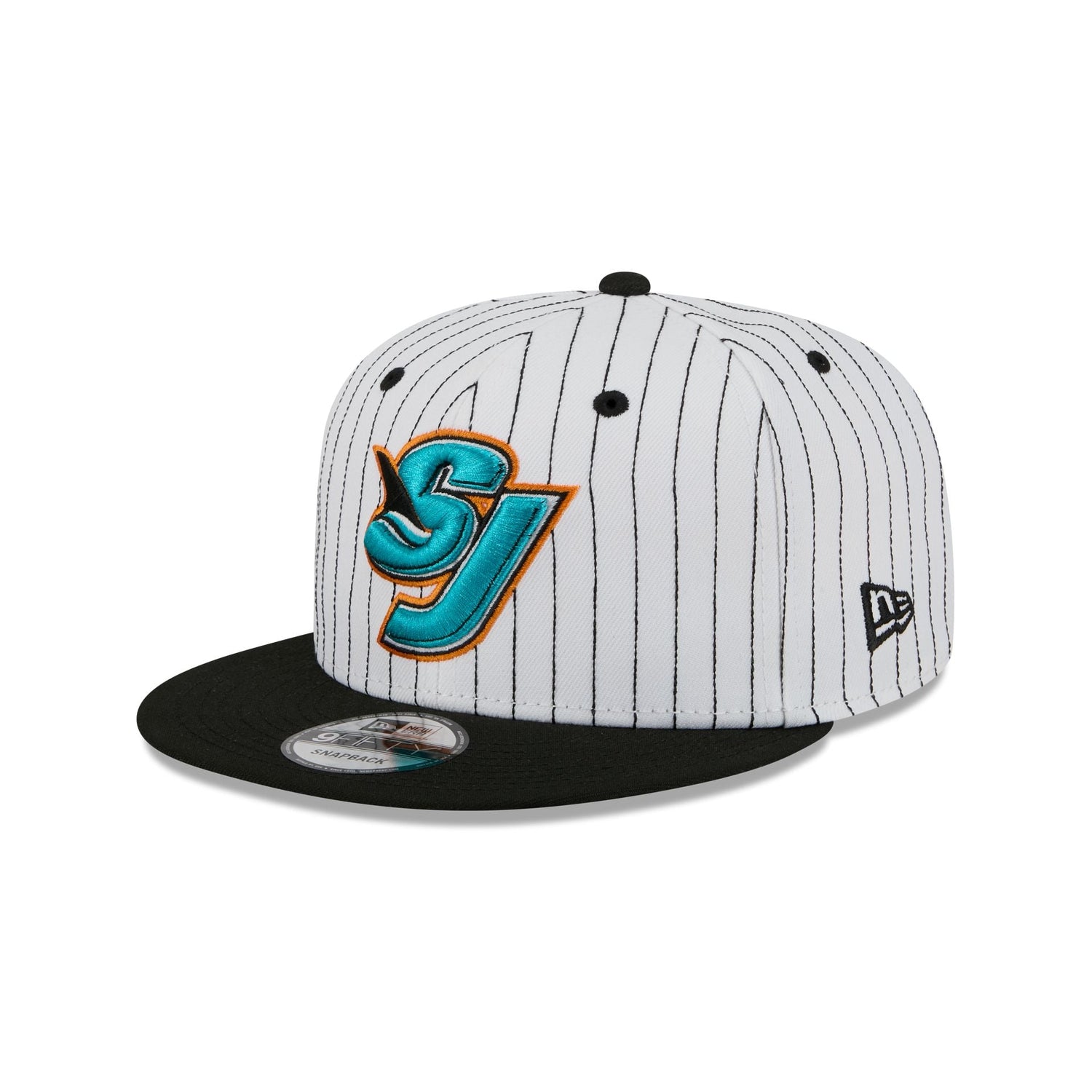 San Jose Sharks Deceptor Pinstripe 9FIFTY Snapback Hat