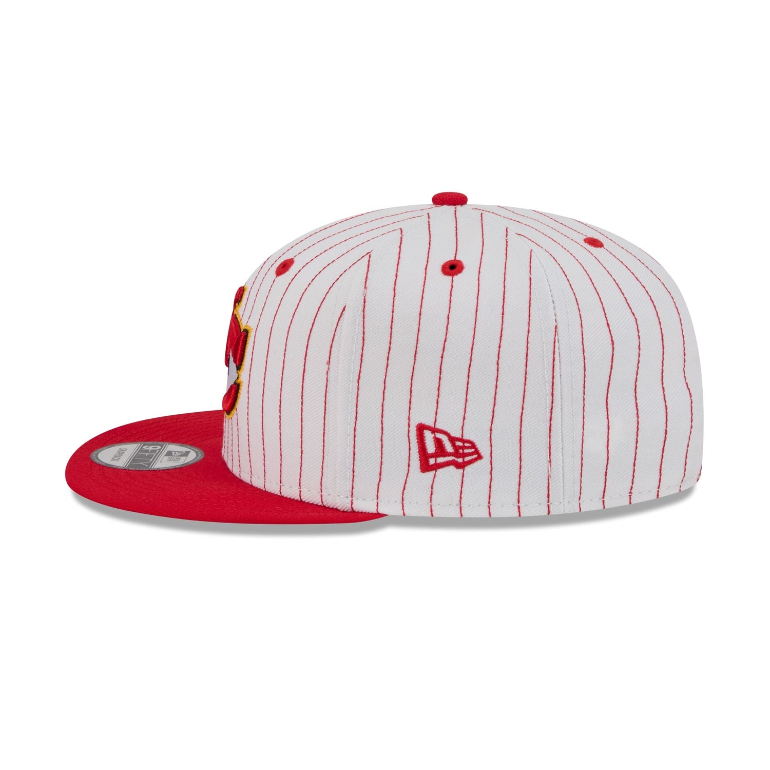 Kansas City Chiefs Deceptor Pinstripe 9FIFTY Snapback Hat