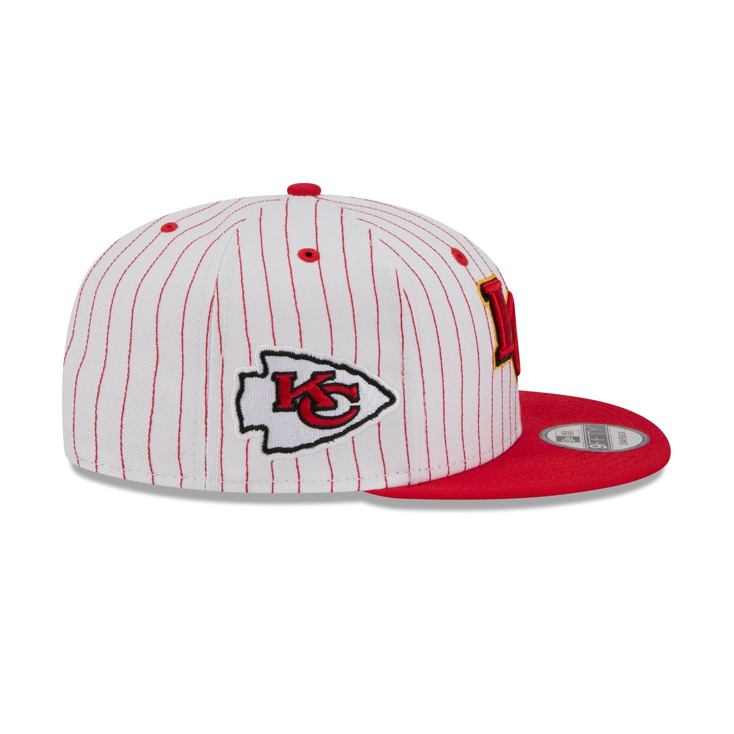 Kansas City Chiefs Deceptor Pinstripe 9FIFTY Snapback Hat