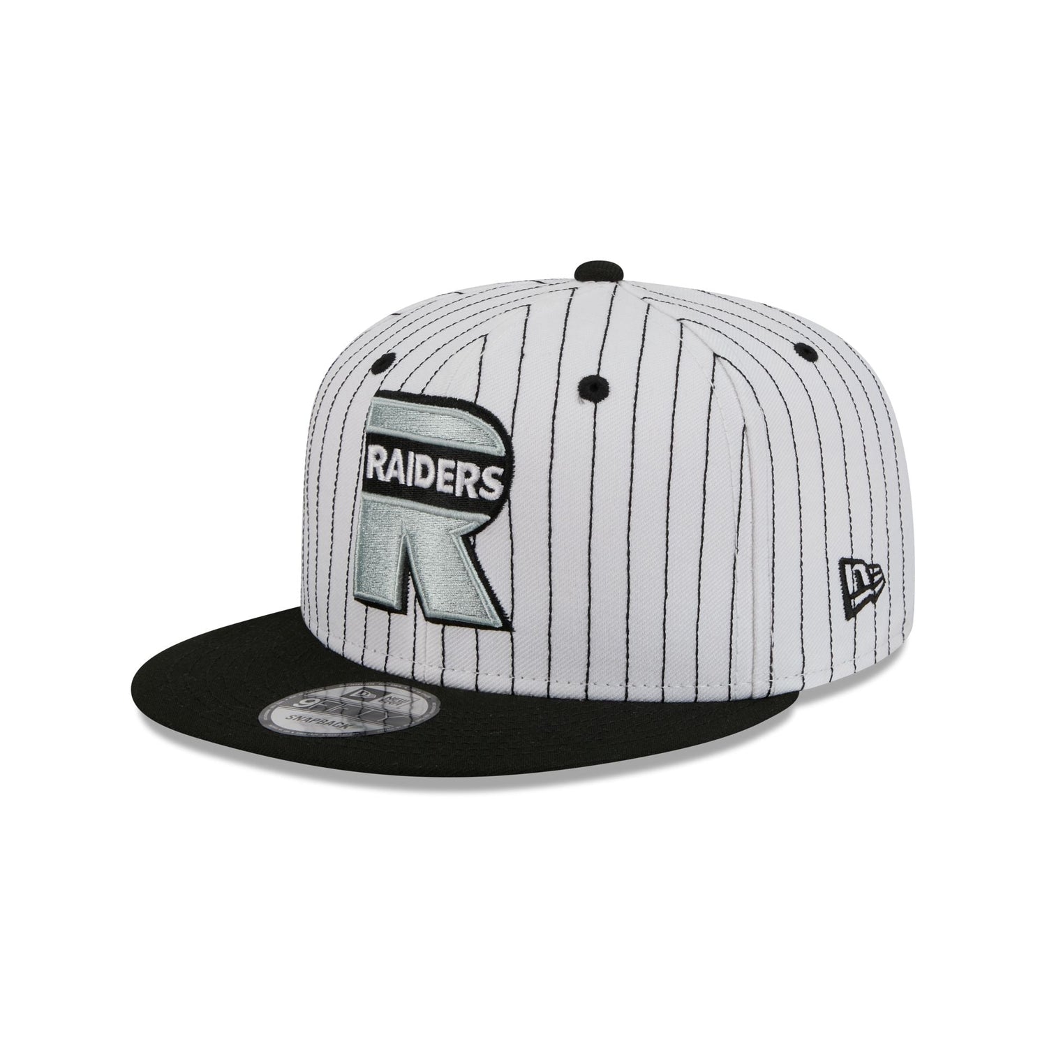 Las Vegas Raiders Deceptor Pinstripe 9FIFTY Snapback Hat