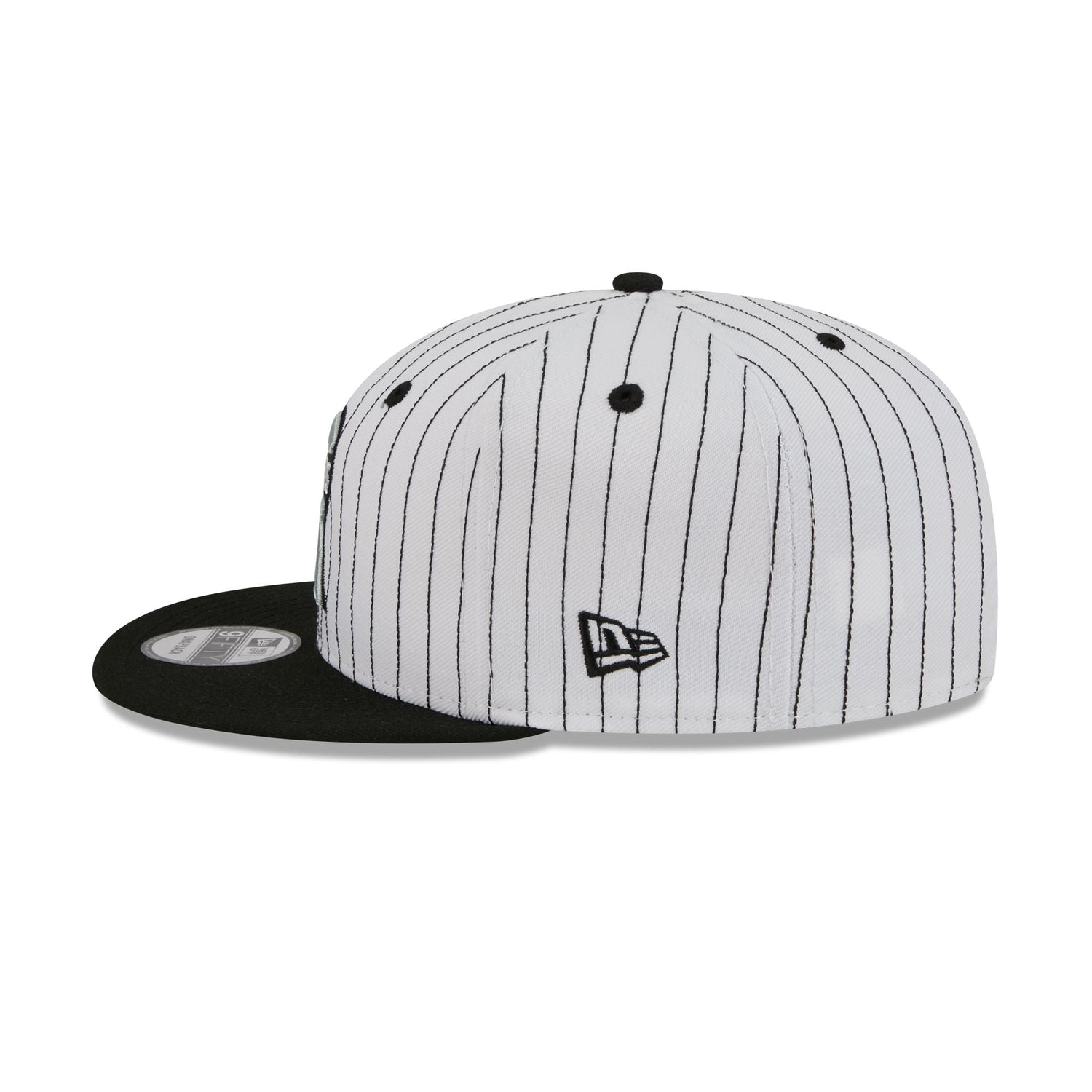Las Vegas Raiders Deceptor Pinstripe 9FIFTY Snapback Hat