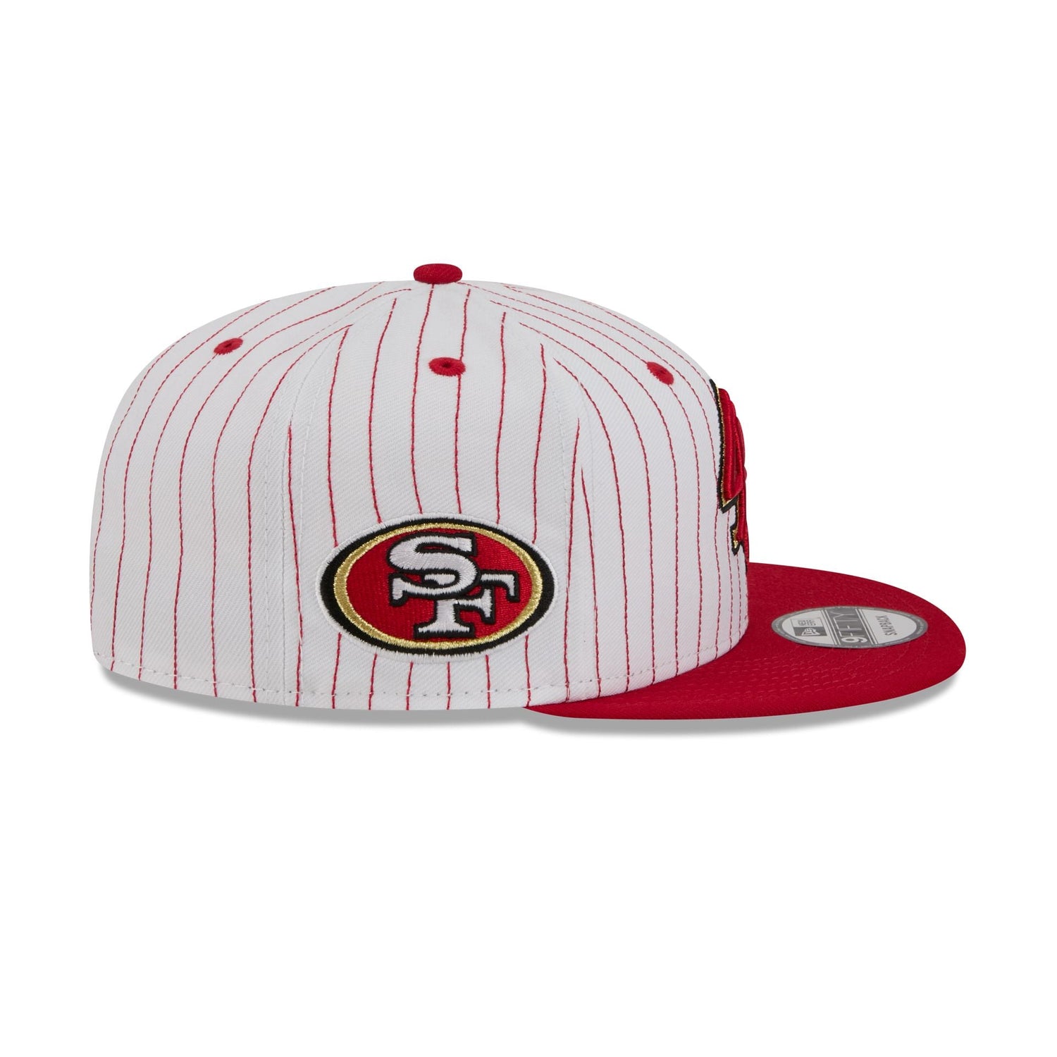 San Francisco 49ers Deceptor Pinstripe 9FIFTY Snapback Hat