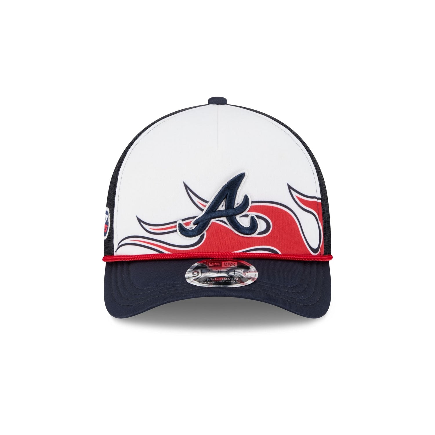 Atlanta Braves Speedway Classic Fan Pack 9FORTY M-Crown A-Frame Trucker